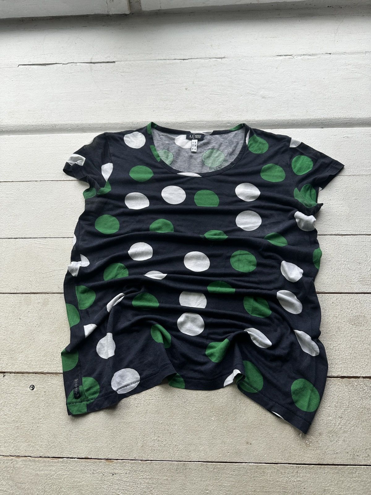 Armani 🚨AVANT GARDE ARMANI 90s RARE longsleeve BIG LOGO Y2K LUXURY Size S / US 4 / IT 40 - 1 Thumbnail