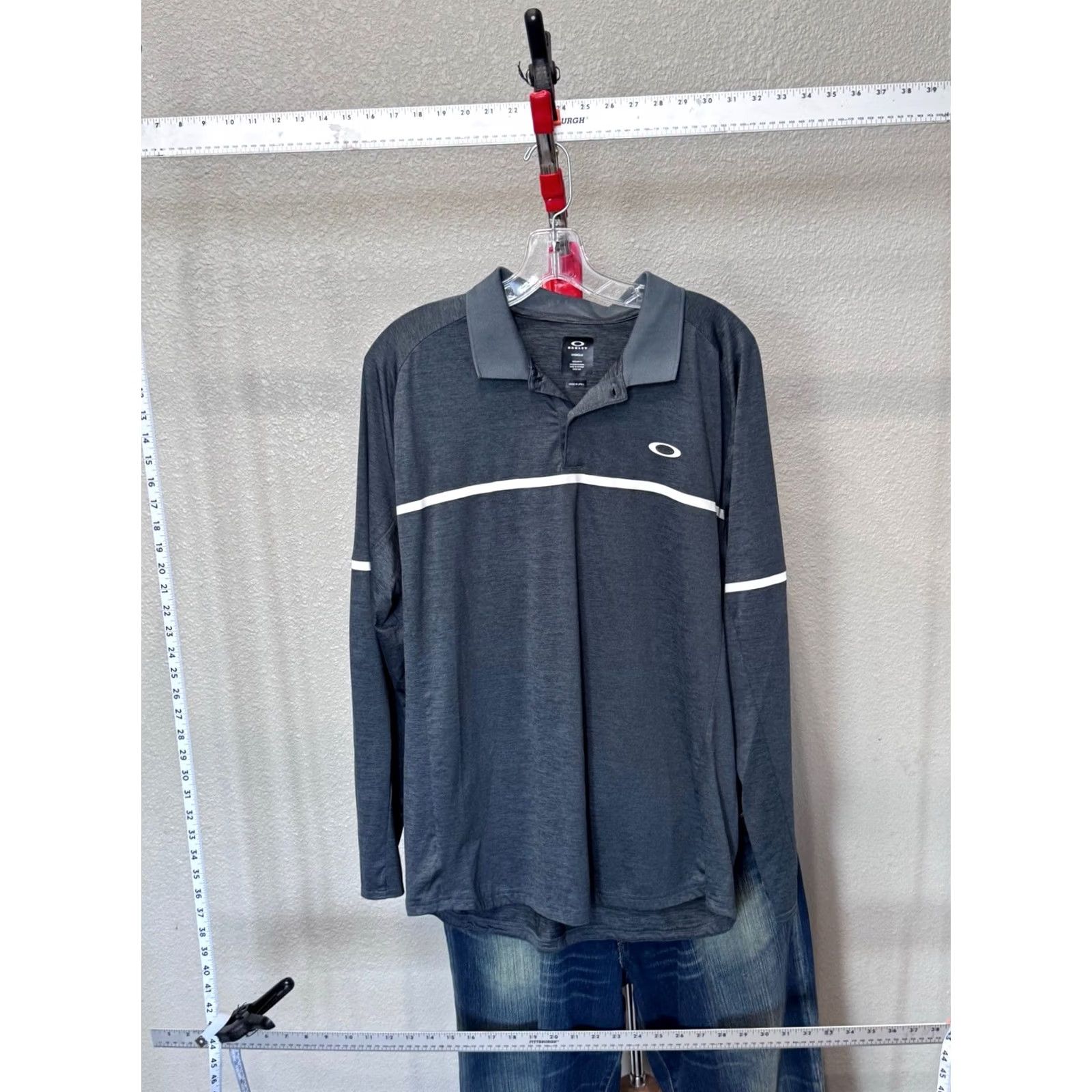 Oakley Oakley Long Sleeve Hydro Lux POLO SHIRT Medium M Mens Size US M / EU 48-50 / 2 - 3 Thumbnail