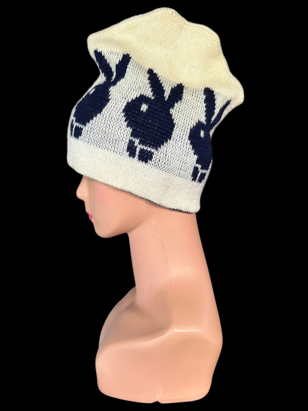 Playboy Mohawk Knitted Vintage Beanie Hats