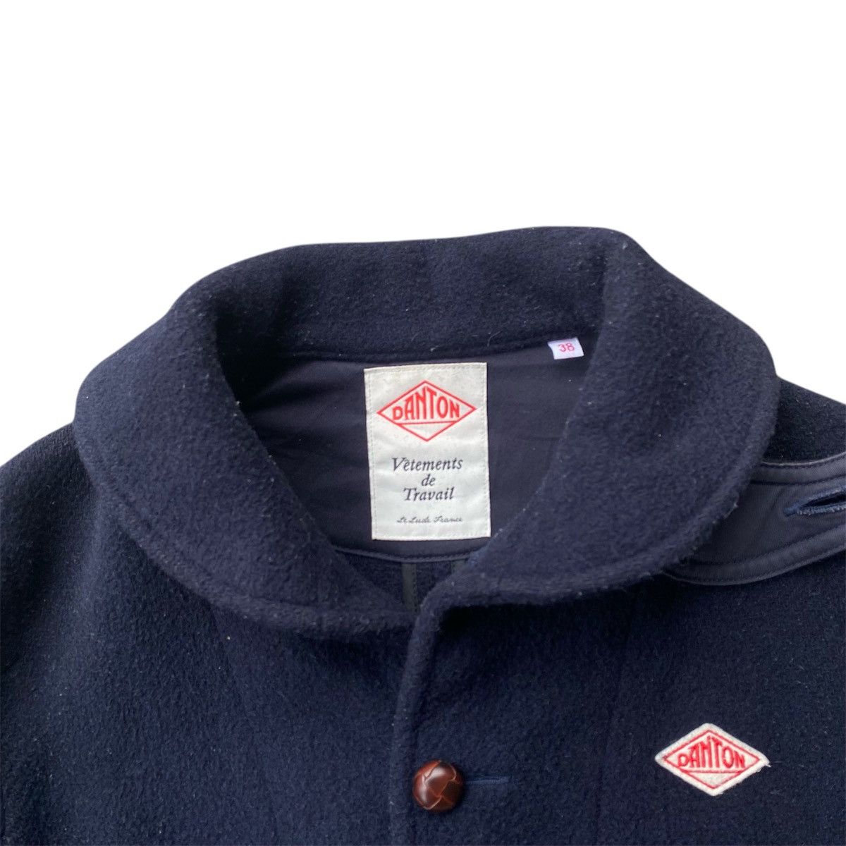 Danton Danton Wool Fleece Cashmere Shawl Collar Jacket Size US M / EU 48-50 / 2 - 15 Thumbnail