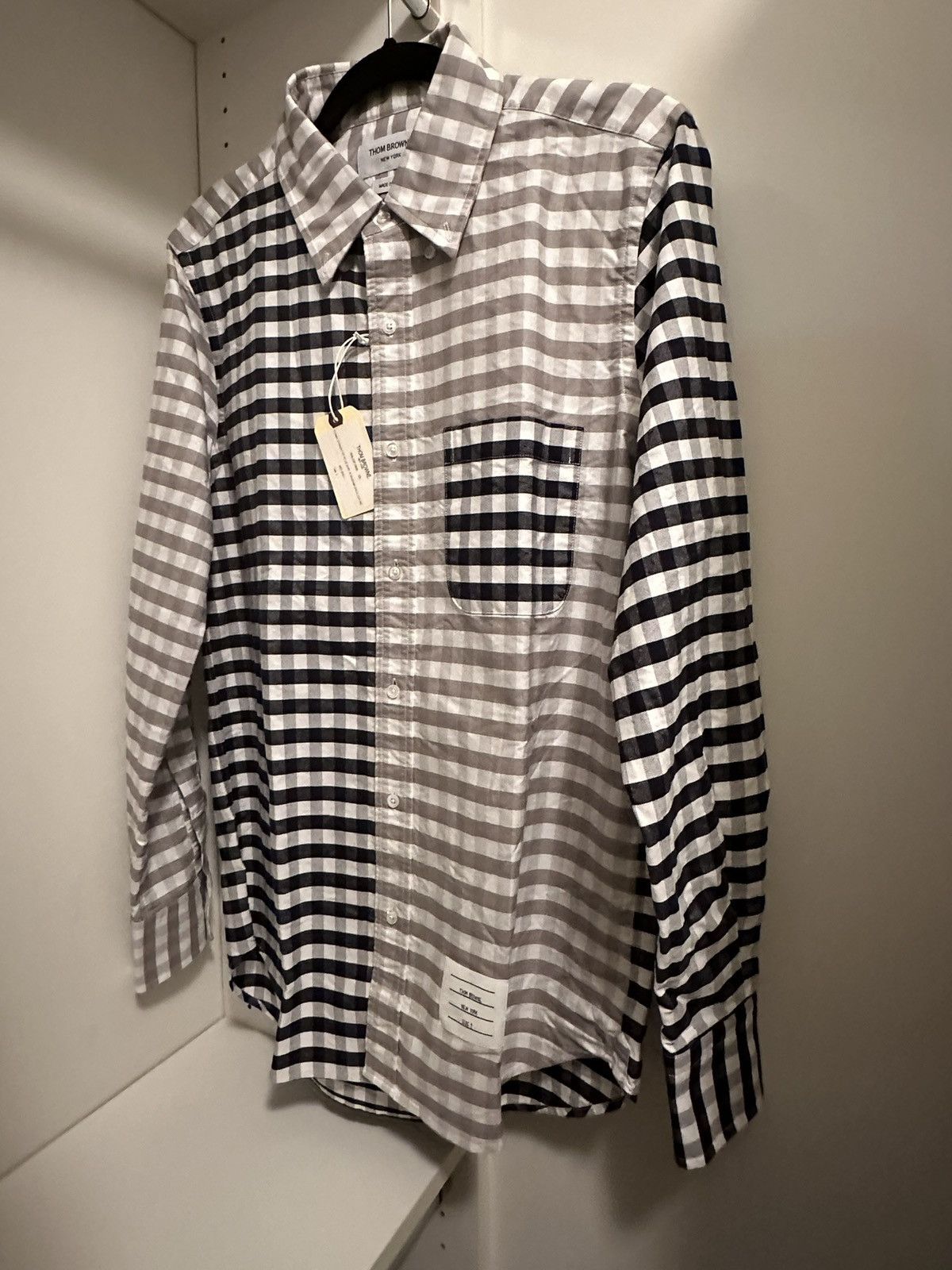 Thom Browne Thom Browne Gingham Button Down Dress Shirt | Grailed