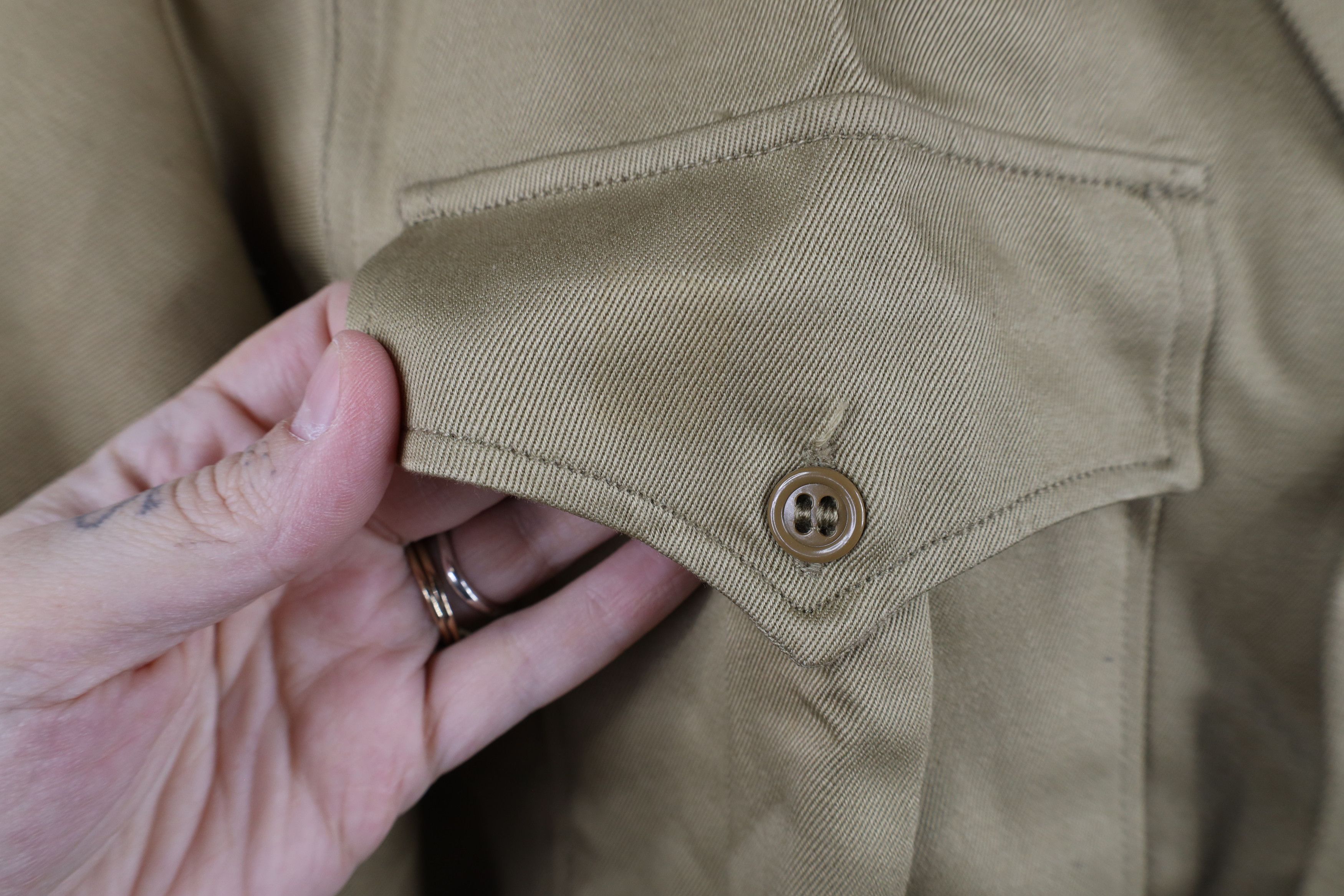Vintage Vintage 50s Korean War Short Sleeve Button Shirt USA Size US M / EU 48-50 / 2 - 6 Thumbnail