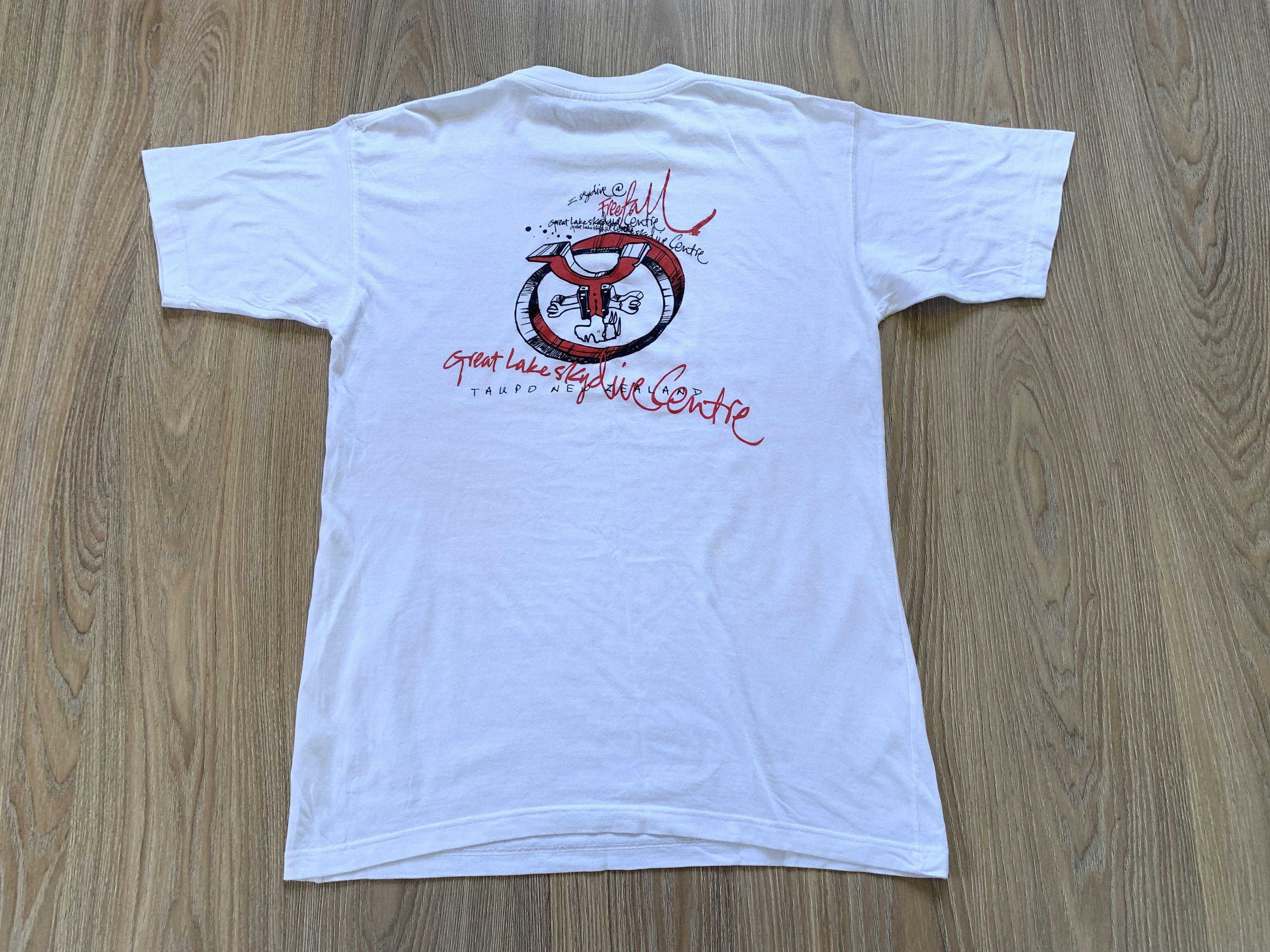 Other Pacific White Cotton Printed T Shirt Size US L / EU 52-54 / 3 - 4 Thumbnail