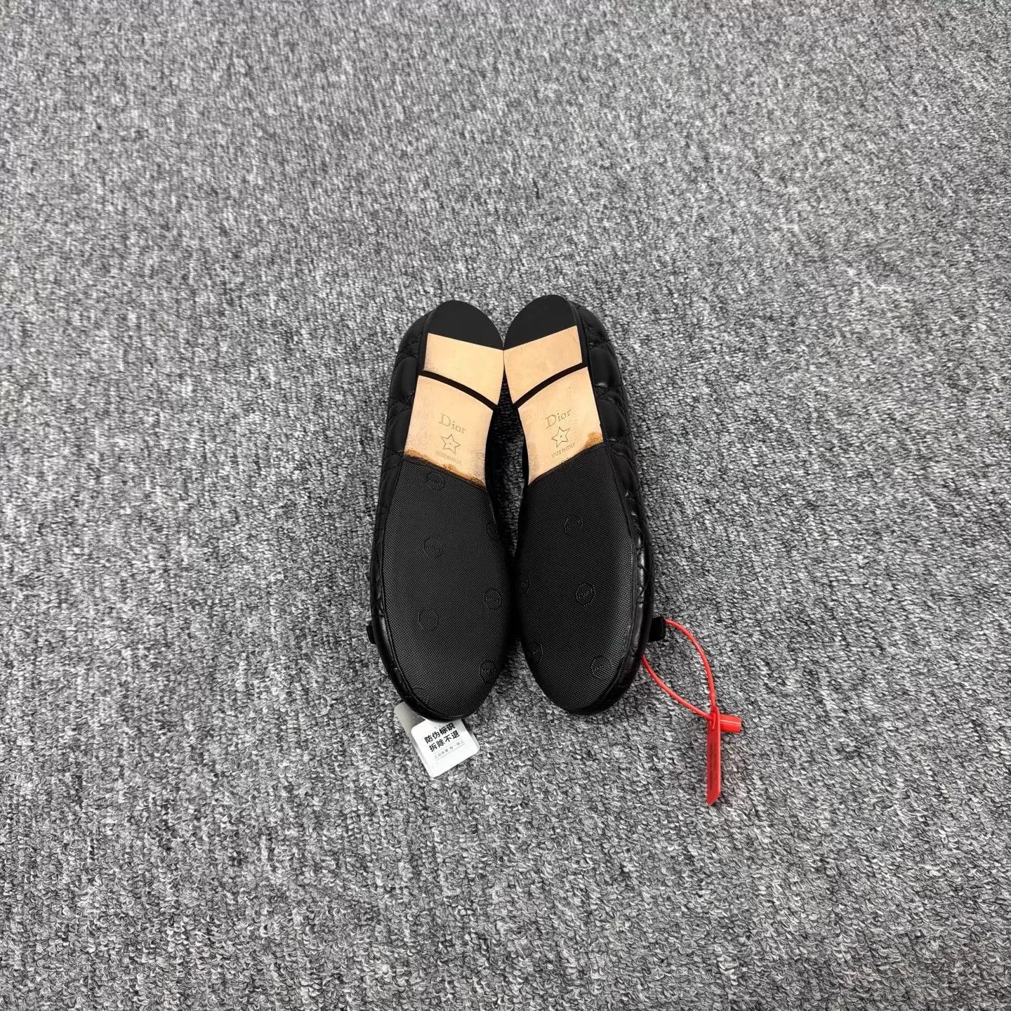Dior Dior Lady Black Quilted Pearl CD Logo Flat Shoes 37 Size US 6.5 / IT 36.5 - 5 Thumbnail