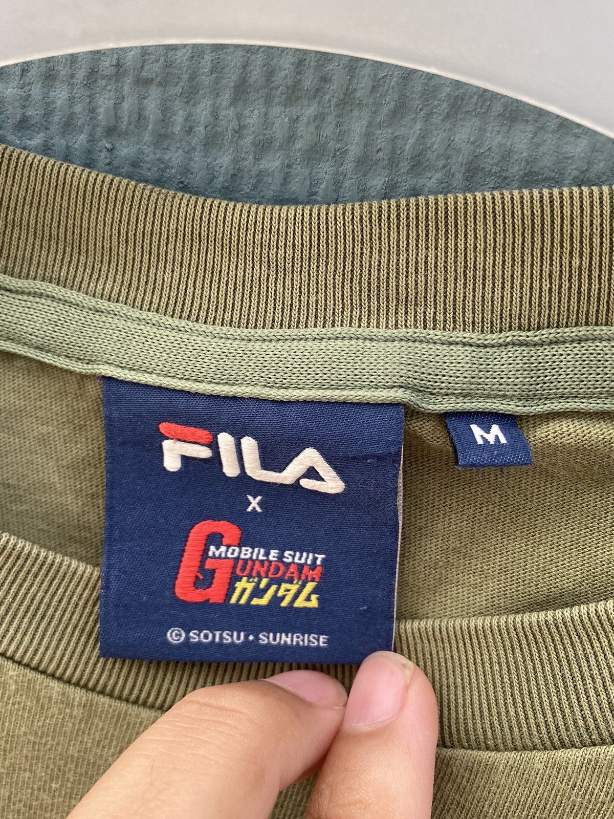 Fila Fila x gundam black tri stars dom tee Size US M / EU 48-50 / 2 - 8 Thumbnail