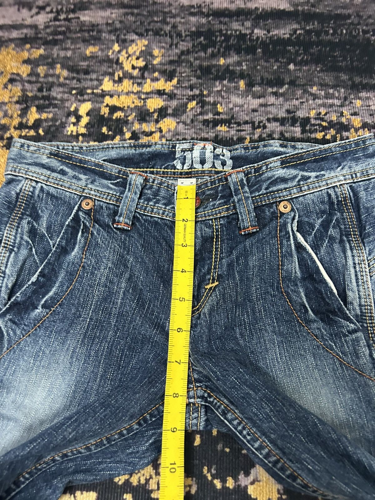 Edwin Vintage Edwin Mud Wash Flare Jeans Size US 28 / EU 44 - 17 Thumbnail