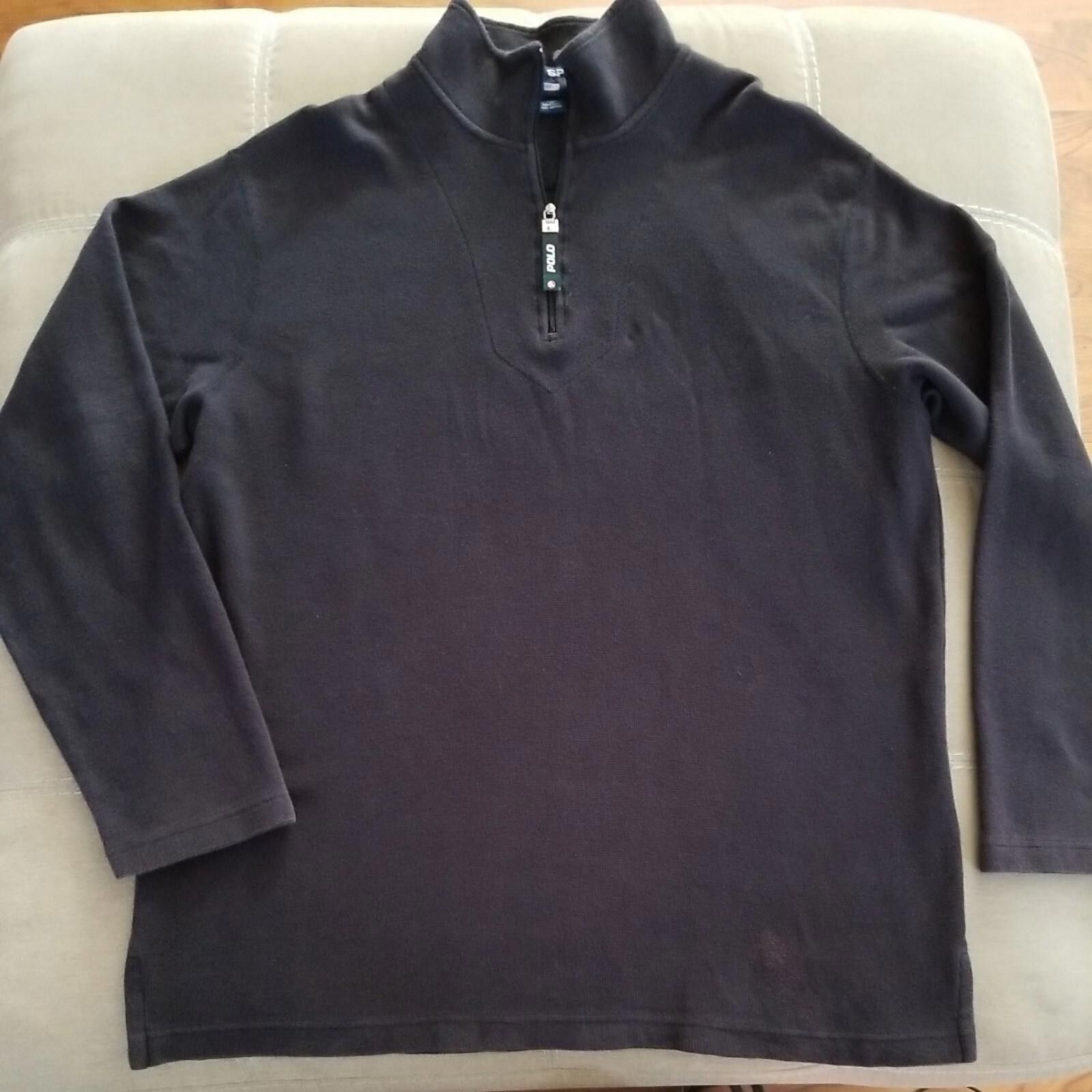 Polo Ralph Lauren Vintage Polo Sport “P” Ralph Lauren 1/4 Zip Pullover Sweater Size US L / EU 52-54 / 3 - 3 Thumbnail