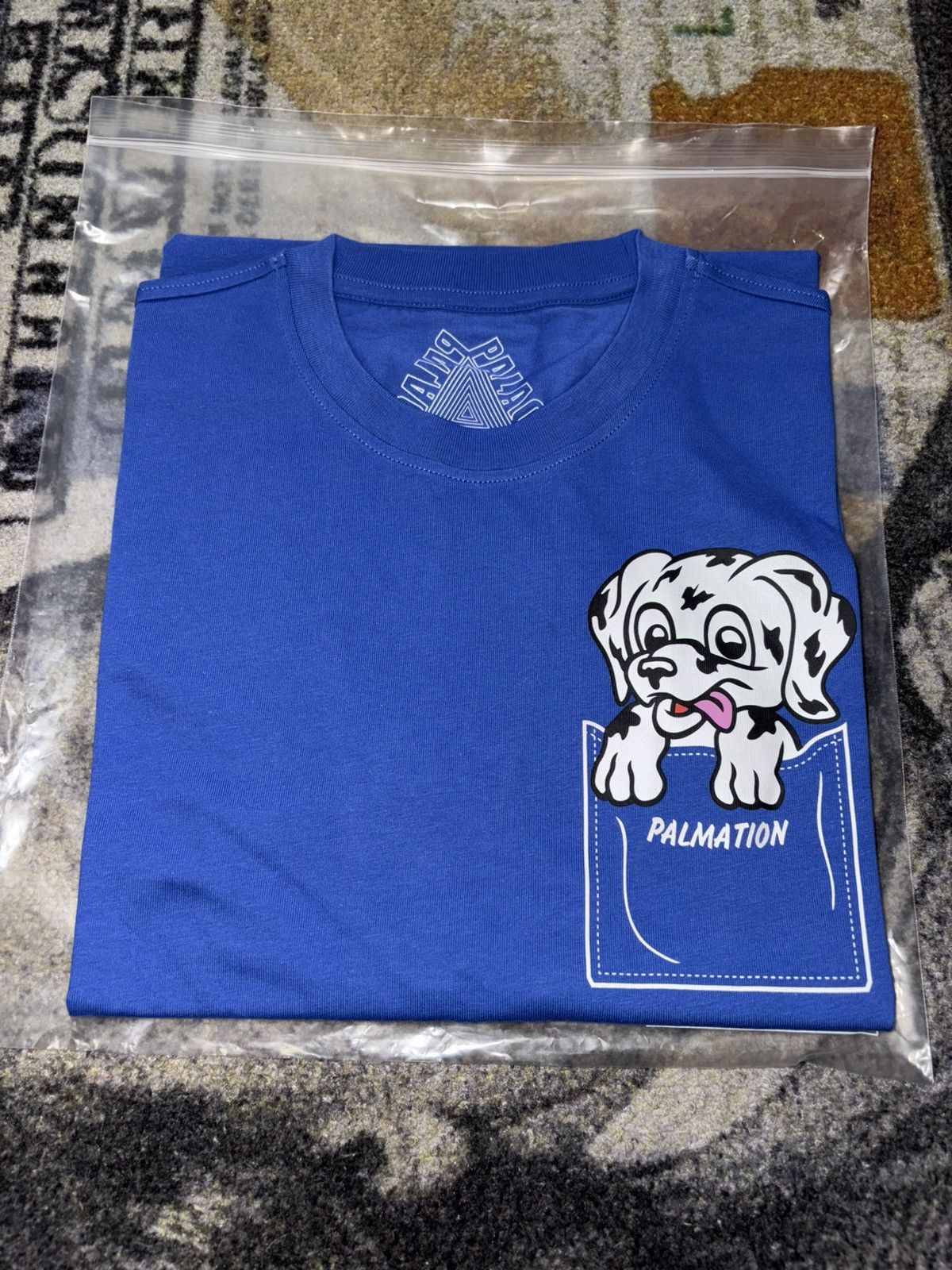 Palace Palace Palmation T-Shirt Blue Size US XL / EU 56 / 4 - 1 Thumbnail