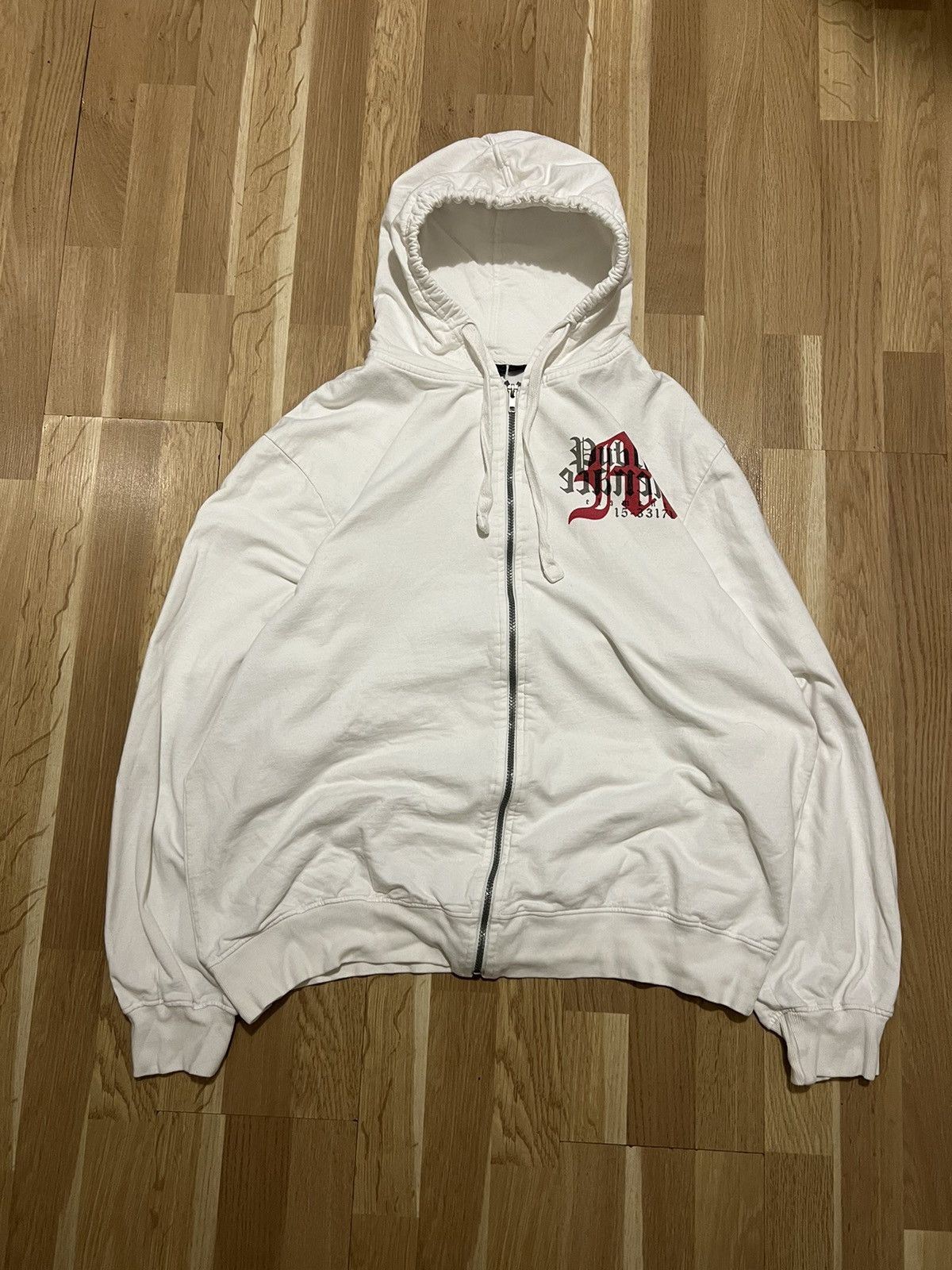 Ed Hardy × Vintage Vintage Ed hardy punk rock skull zip hoodie avant garde 90s Size US L / EU 52-54 / 3 - 5 Thumbnail
