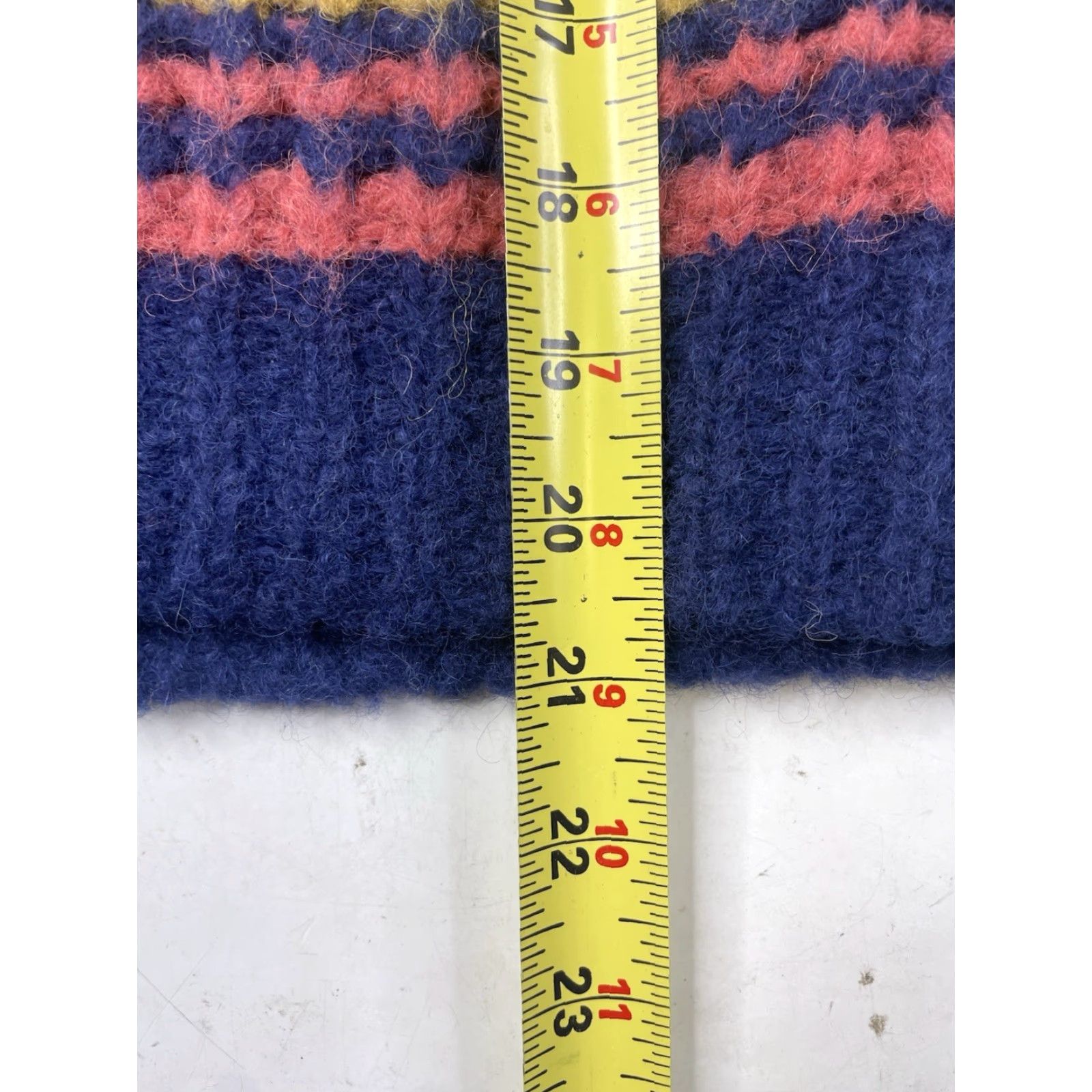 MOTHER MOTHER Sweater Womens Collared Button Alpaca Striped XS Multicolor Pullover Winds Of Change 90s? Size XS / US 0-2 / IT 36-38 - 5 Thumbnail