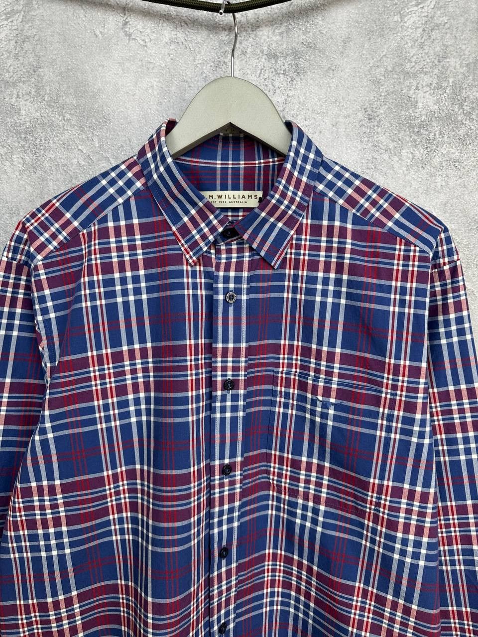 R.M. Williams NWT R.M. Williams Collins Button Up Shirt Check LS Point Size US L / EU 52-54 / 3 - 5 Thumbnail