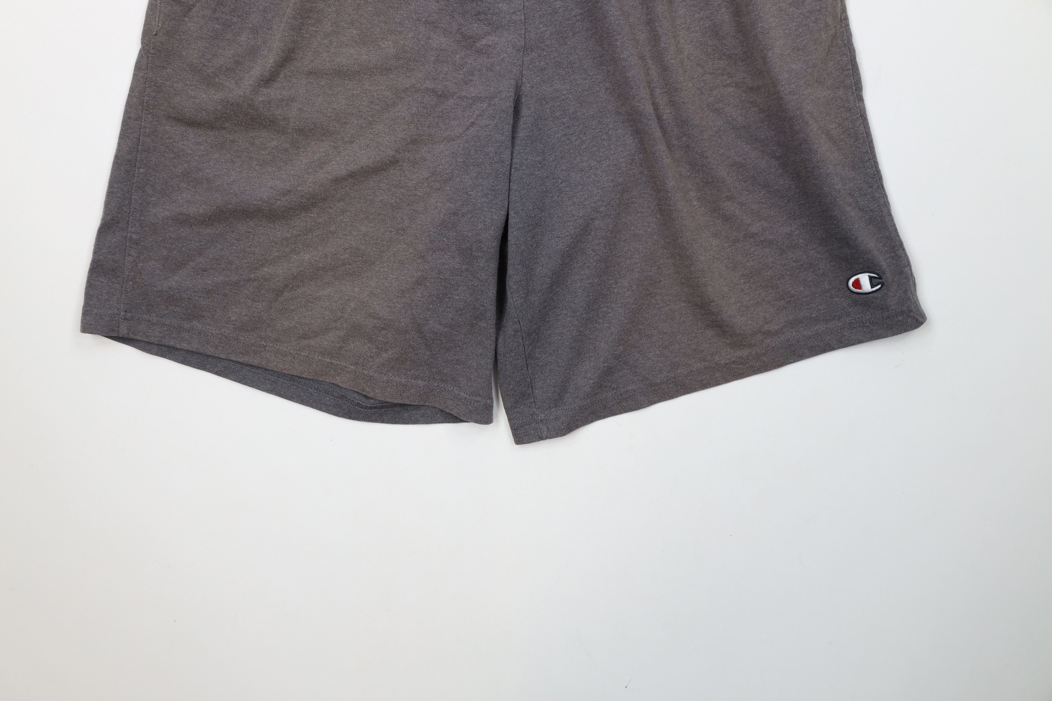 Champion × Vintage Vintage Champion Logo Sun Faded Above Knee Shorts Gray Size US 32 / EU 48 - 4 Thumbnail