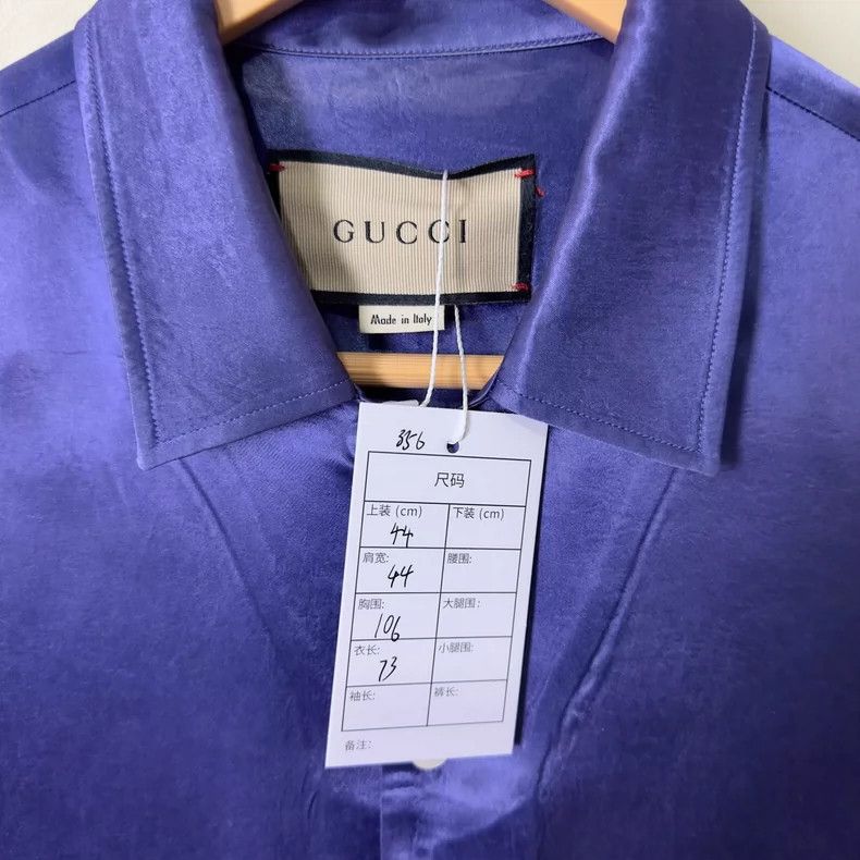 Gucci Gucci Double G silk shirt Size US S / EU 44-46 / 1 - 5 Thumbnail