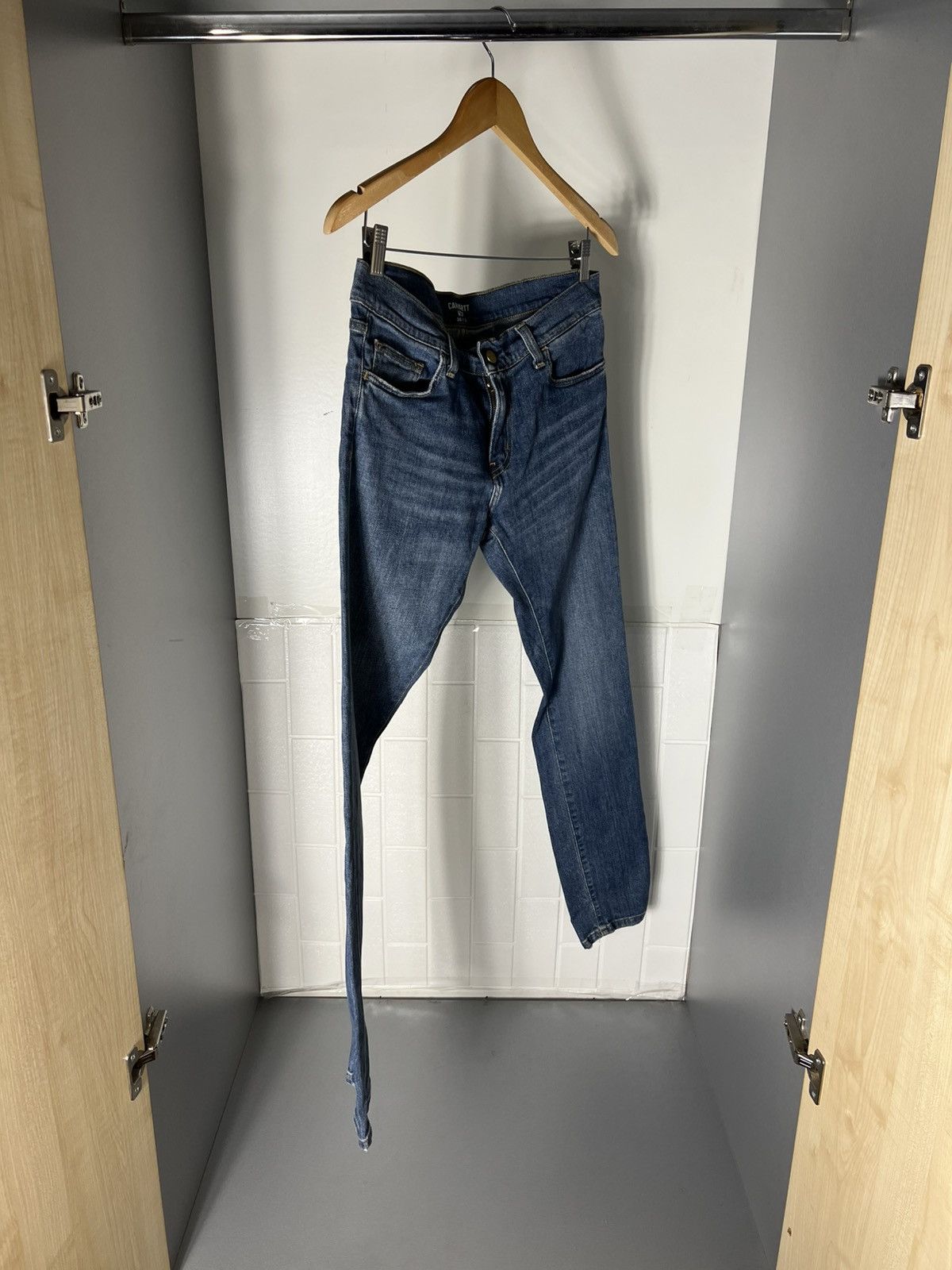 Carhartt VINTAGE CARHARTT WIP REBEL SKINNY DENIM JEANS CASUAL Y2K 90s Size US 30 / EU 46 - 8 Thumbnail