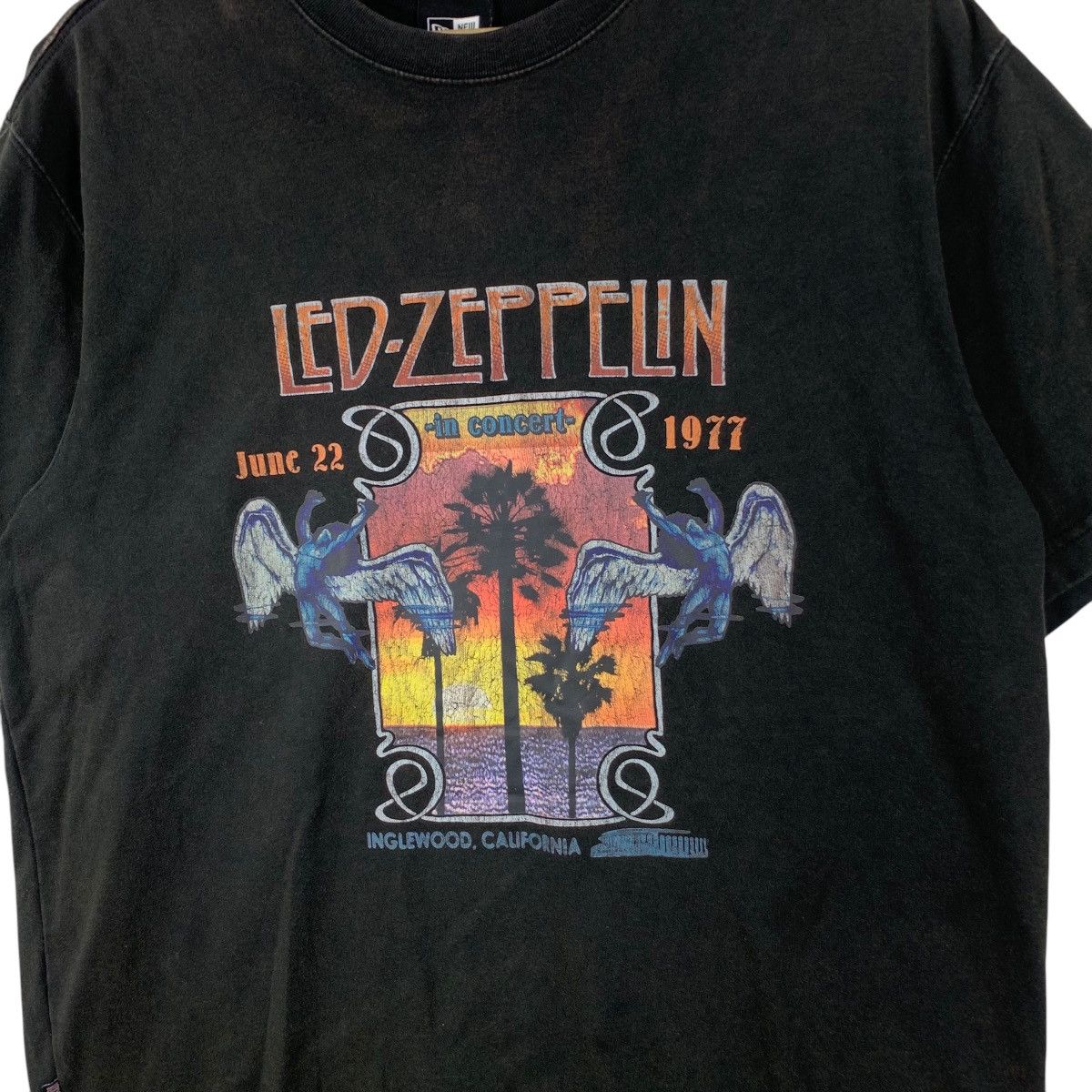 New Era NEW ERA x LED ZEPPELIN 1977 Concert Promo Trashed Tee Shirt Size US L / EU 52-54 / 3 - 4 Thumbnail
