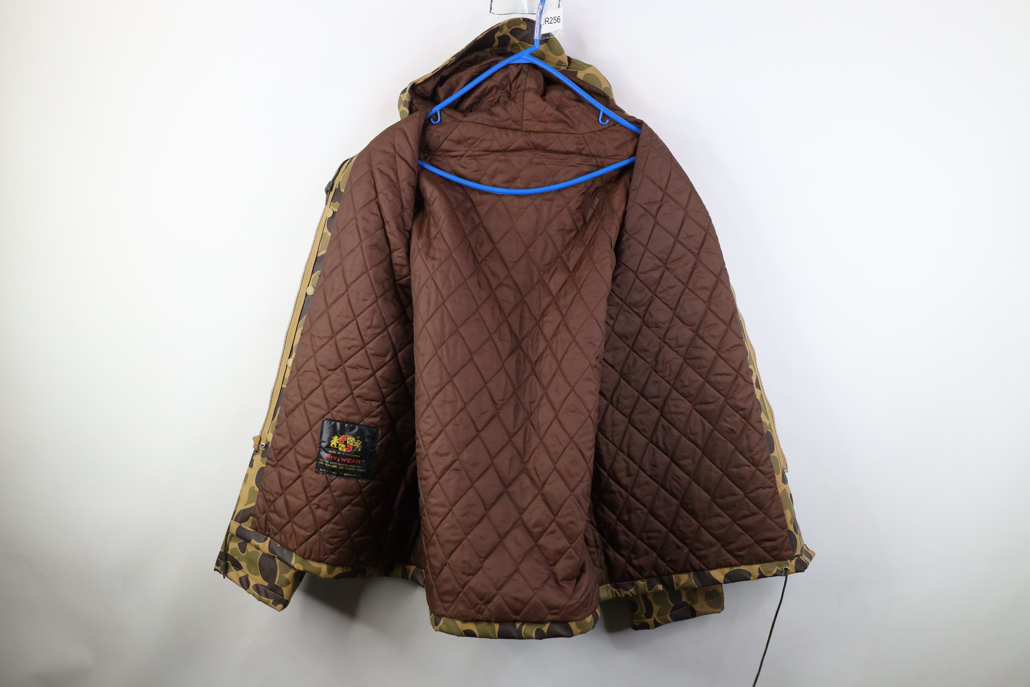 Vintage Vintage 70s Streetwear Hooded Waterproof Jacket Coat Size US L / EU 52-54 / 3 - 9 Thumbnail