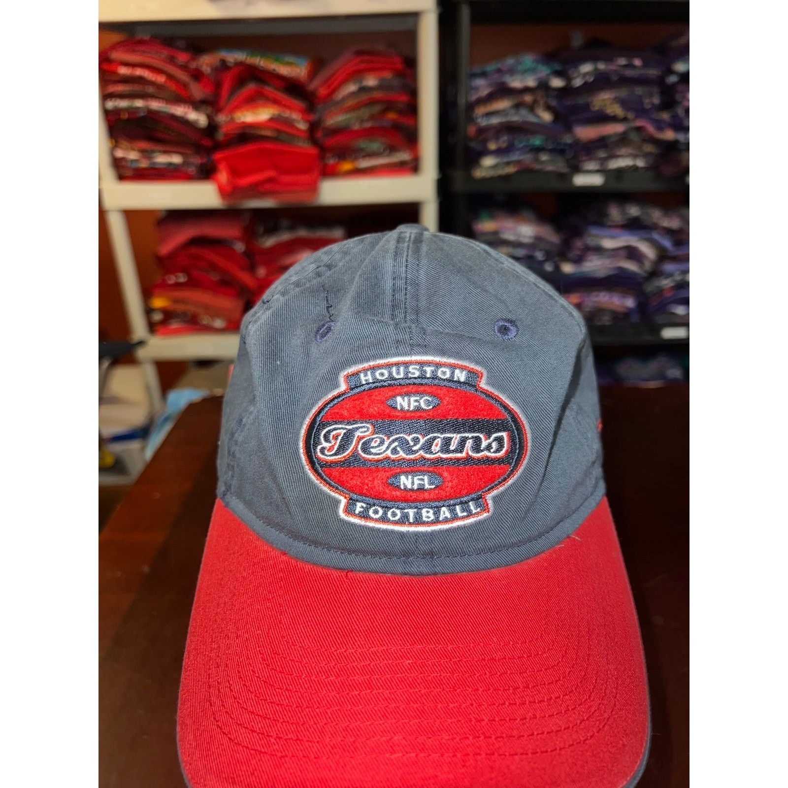 Reebok Houston Texans Hat Reebok NFL Football NFC Blue Cap Headwear Size ONE SIZE - 2 Thumbnail