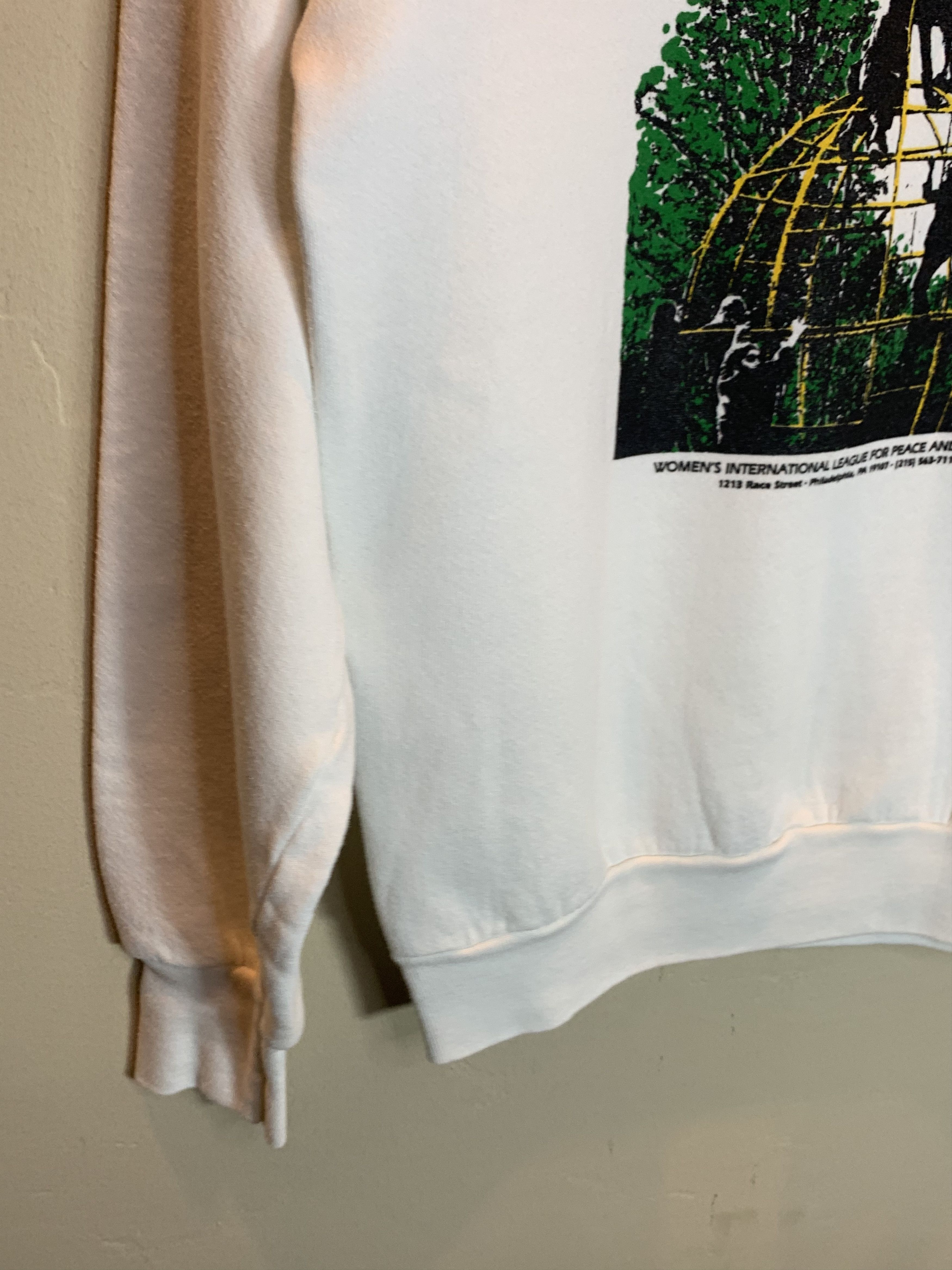 Vintage RARE VTG Bake Sale For A Bomber Art Single Stitch Sweatshirt Size US M / EU 48-50 / 2 - 3 Thumbnail
