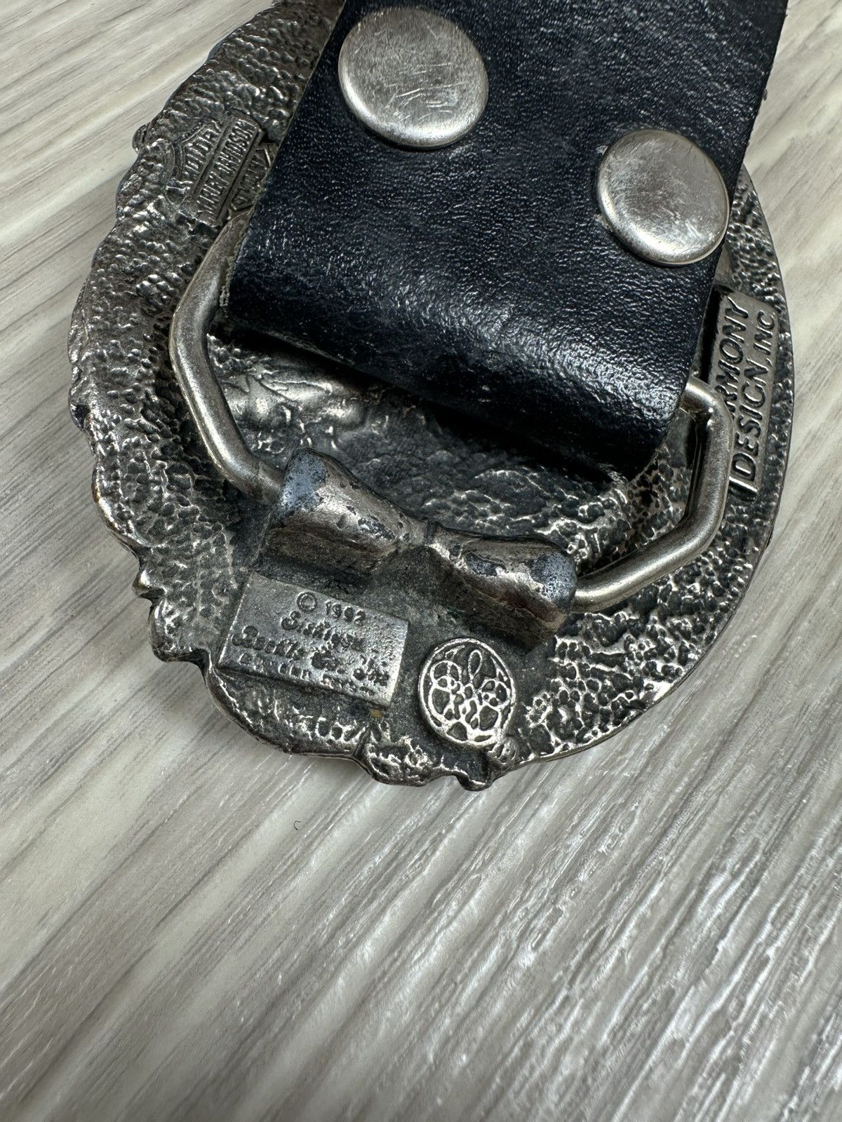 Harley Davidson Vintage 1992 Harley Davidson Eagle Leather Belts Size ONE SIZE - 5 Thumbnail