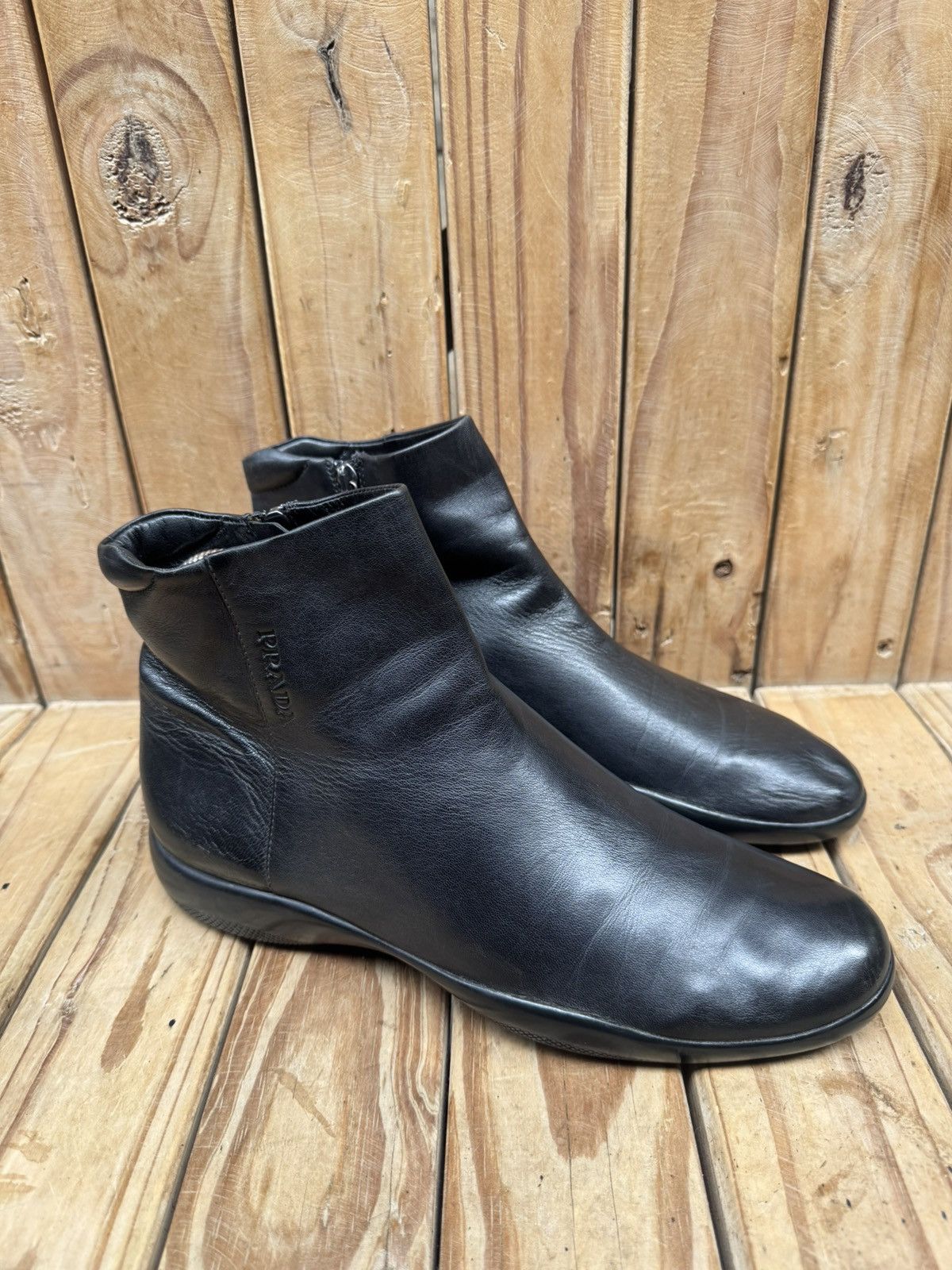 Prada PRADA Sports Black Black Women’s Boots USA 8.5 UK 5.5 Size US 8.5 / IT 38.5 - 2 Thumbnail