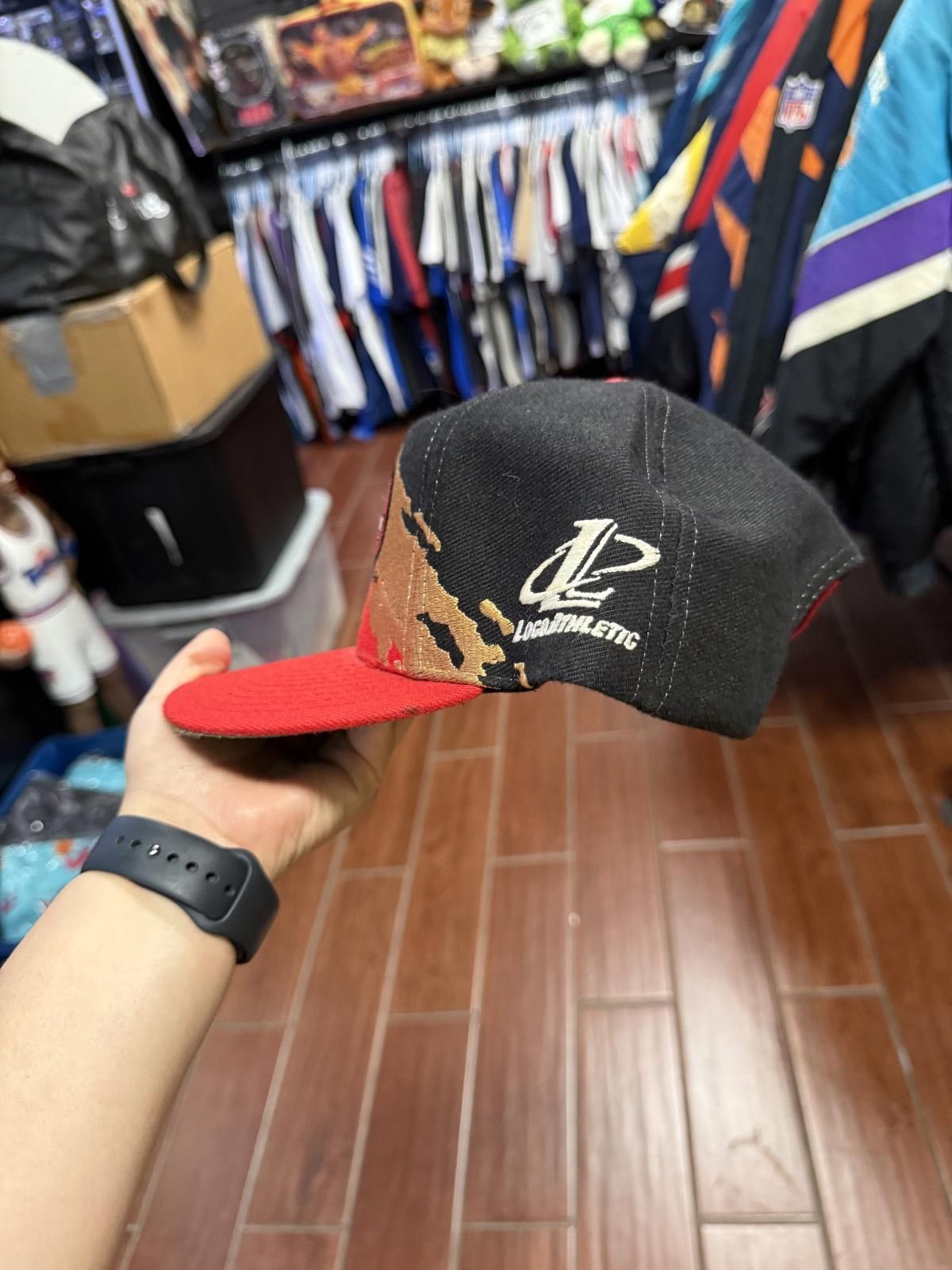 Logo Athletic 90's San Francisco Splash Snapback Vintage Hat Size ONE SIZE - 2 Thumbnail