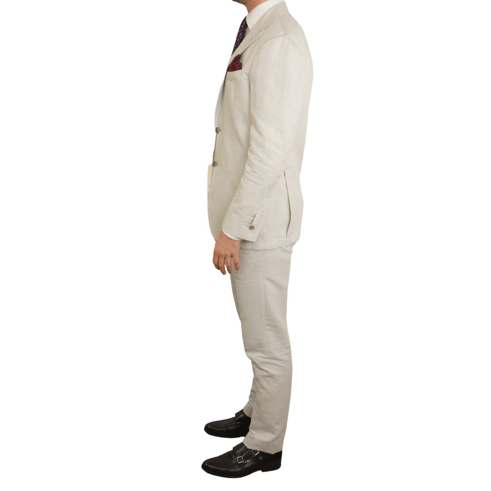 Suitsupply Men Suitsupply Suit Havana Patch Half Lined Cotton US42S Size 42S - 4 Thumbnail