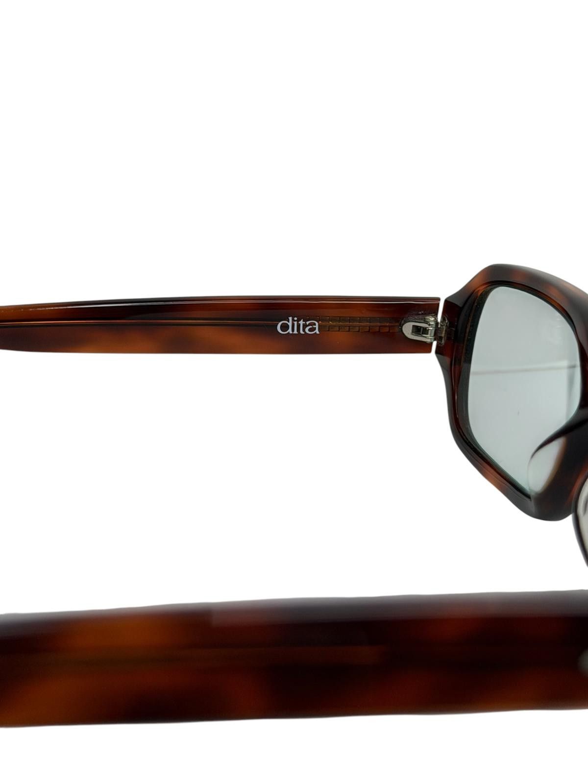 Dita DITA “Jones” Sunglasses 90s Tortoise Rectangular Made Japan Size ONE SIZE - 6 Thumbnail