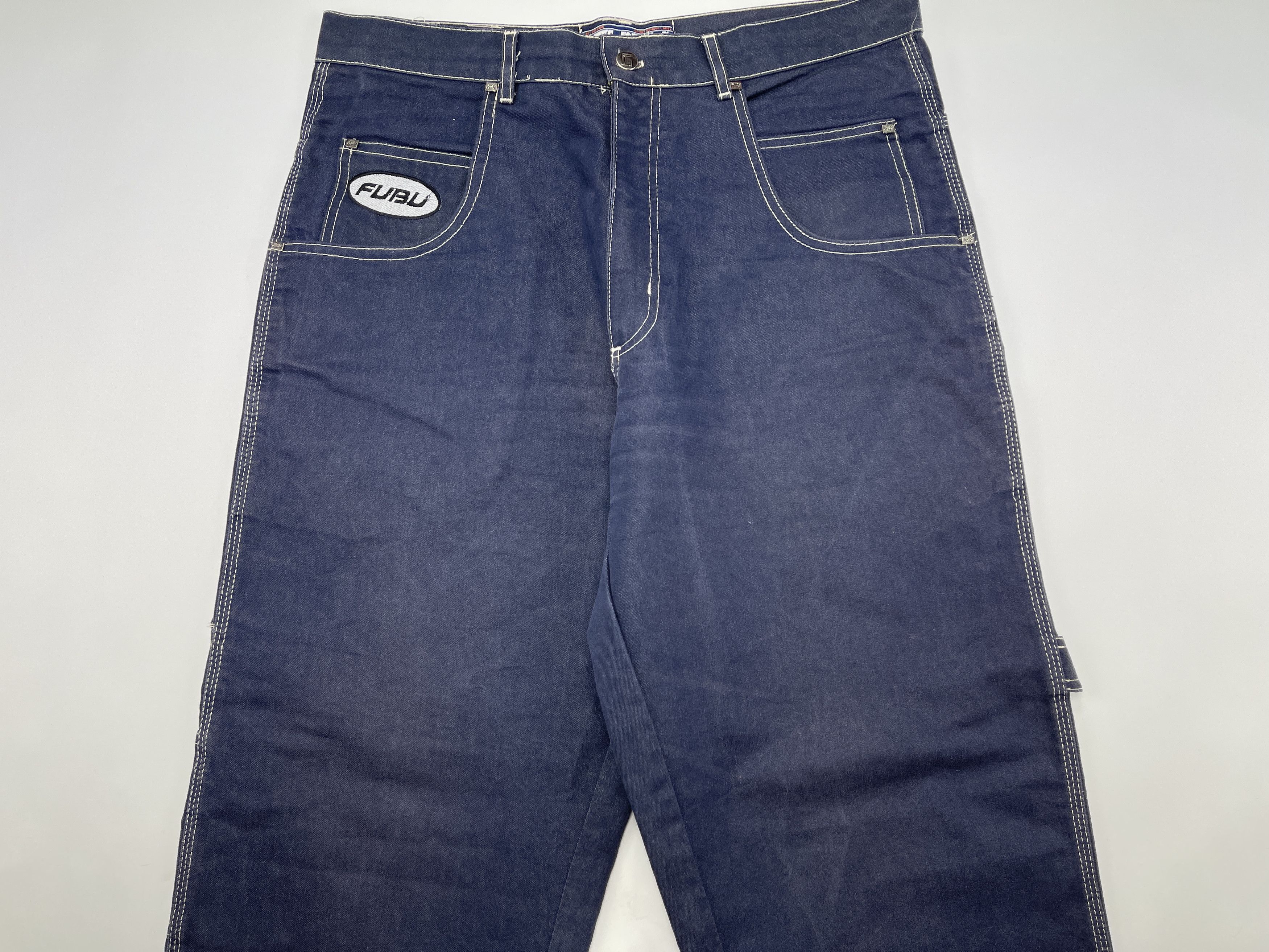 Fubu FUBU jeans, vintage baggy jeans, 90s hip hop skater Y2K 34 Size US 34 / EU 50 - 8 Thumbnail