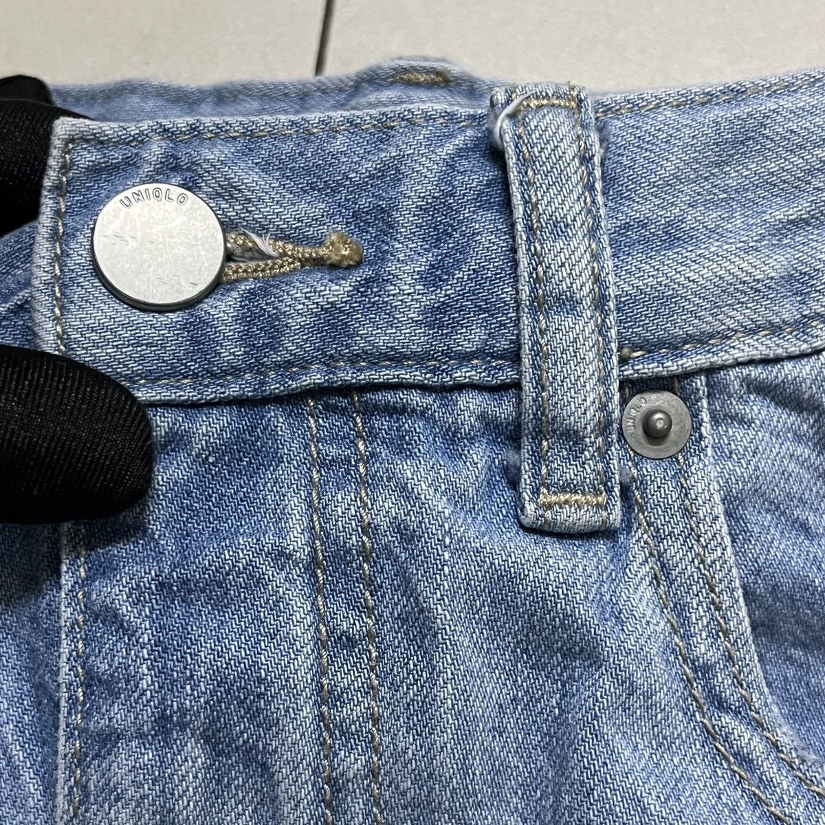 Japanese Brand × Uniqlo × Vintage Uniqlo Relaxed Tapered Jeans Size 27" / US 4 / IT 40 - 5 Thumbnail
