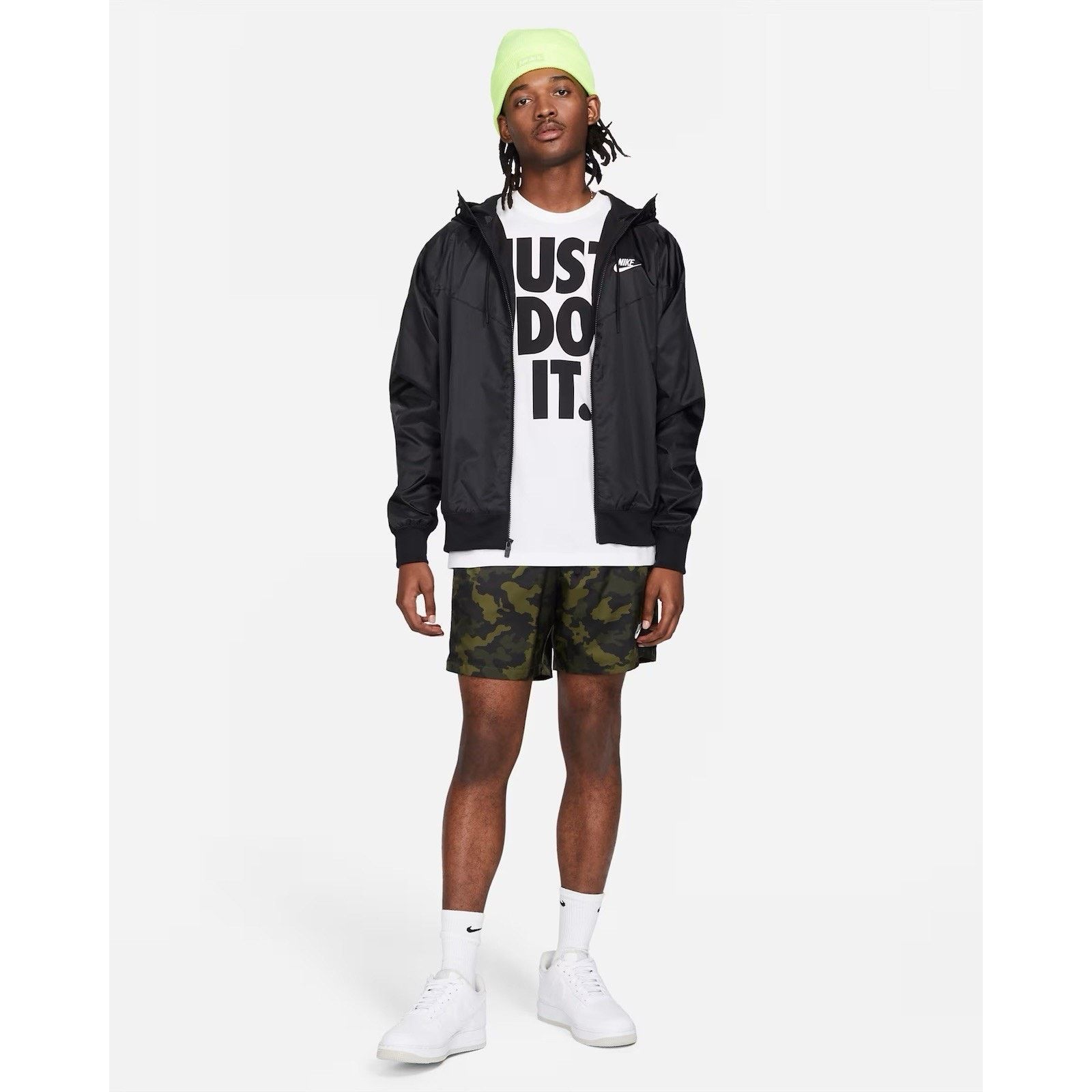 Nike Nike Windrunner Full Zip Hoodie Windbreaker Black Medium Size US M / EU 48-50 / 2 - 6 Thumbnail