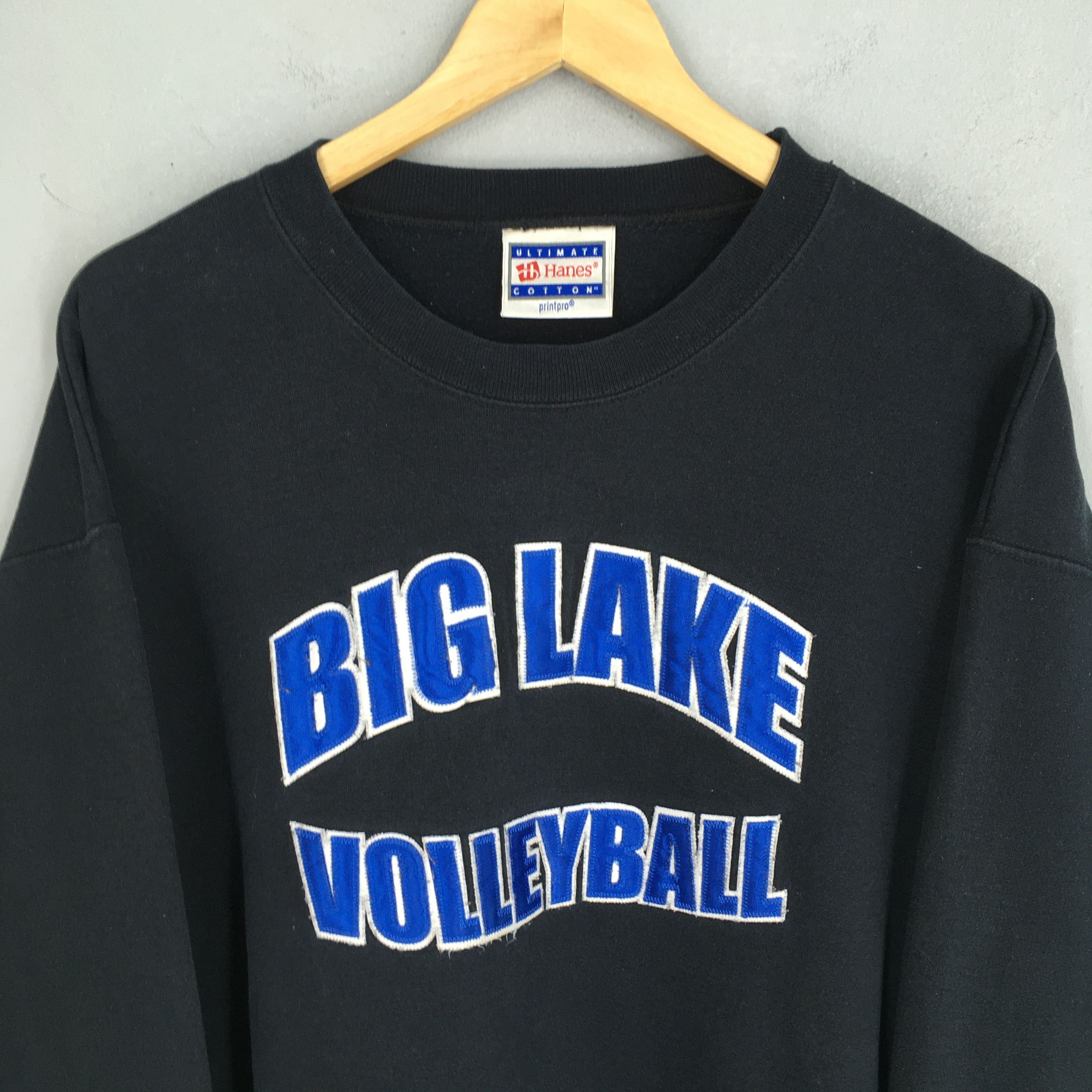 Vintage Vintage Big Lake Volleyball High School Sweatshirt Medium Size M / US 6-8 / IT 42-44 - 2 Thumbnail