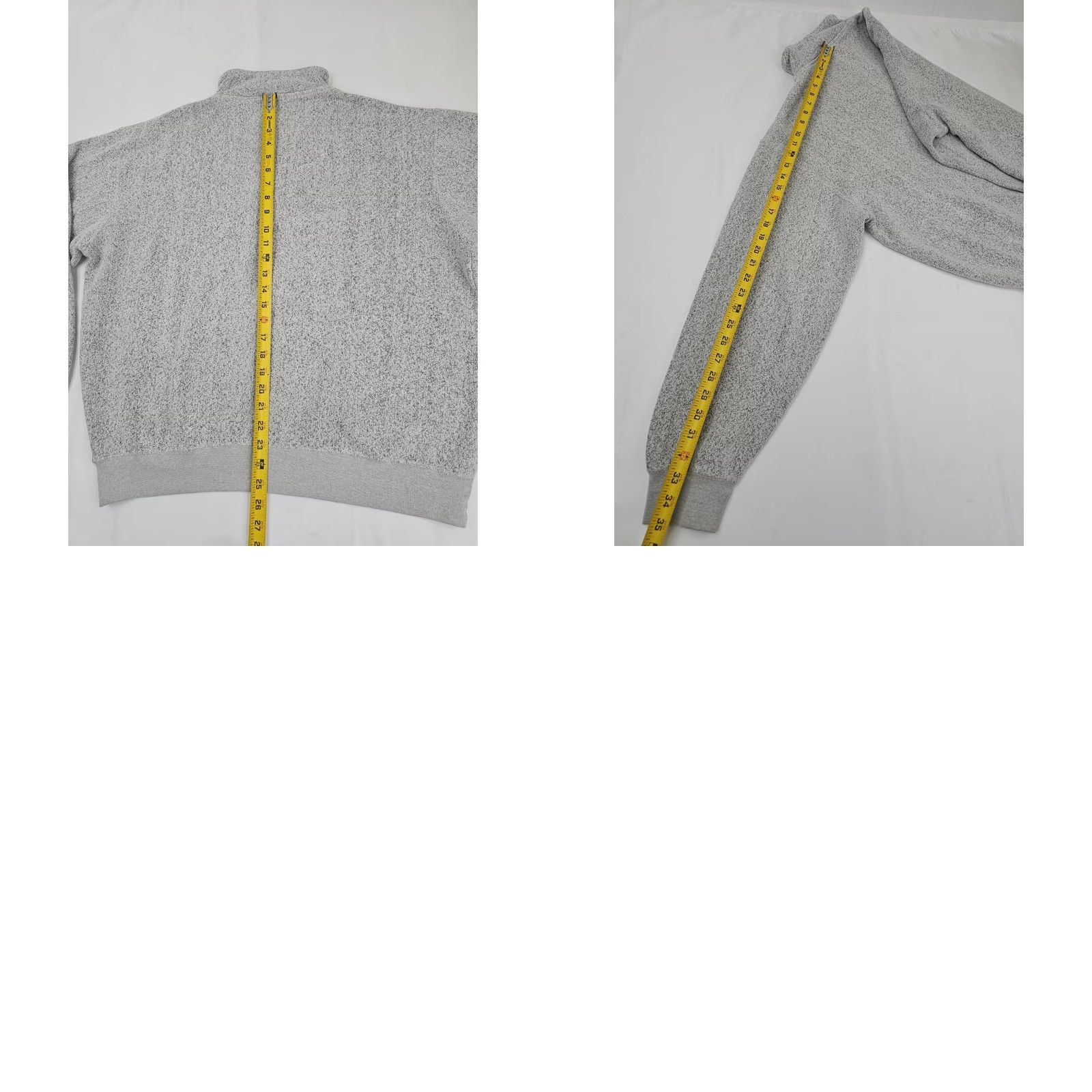 Orvis Orvis Sweater Mens L 1/4 Zip Fleece Mock Neck Gray Green Heather Pullover cardigan? Size US L / EU 52-54 / 3 - 8 Thumbnail