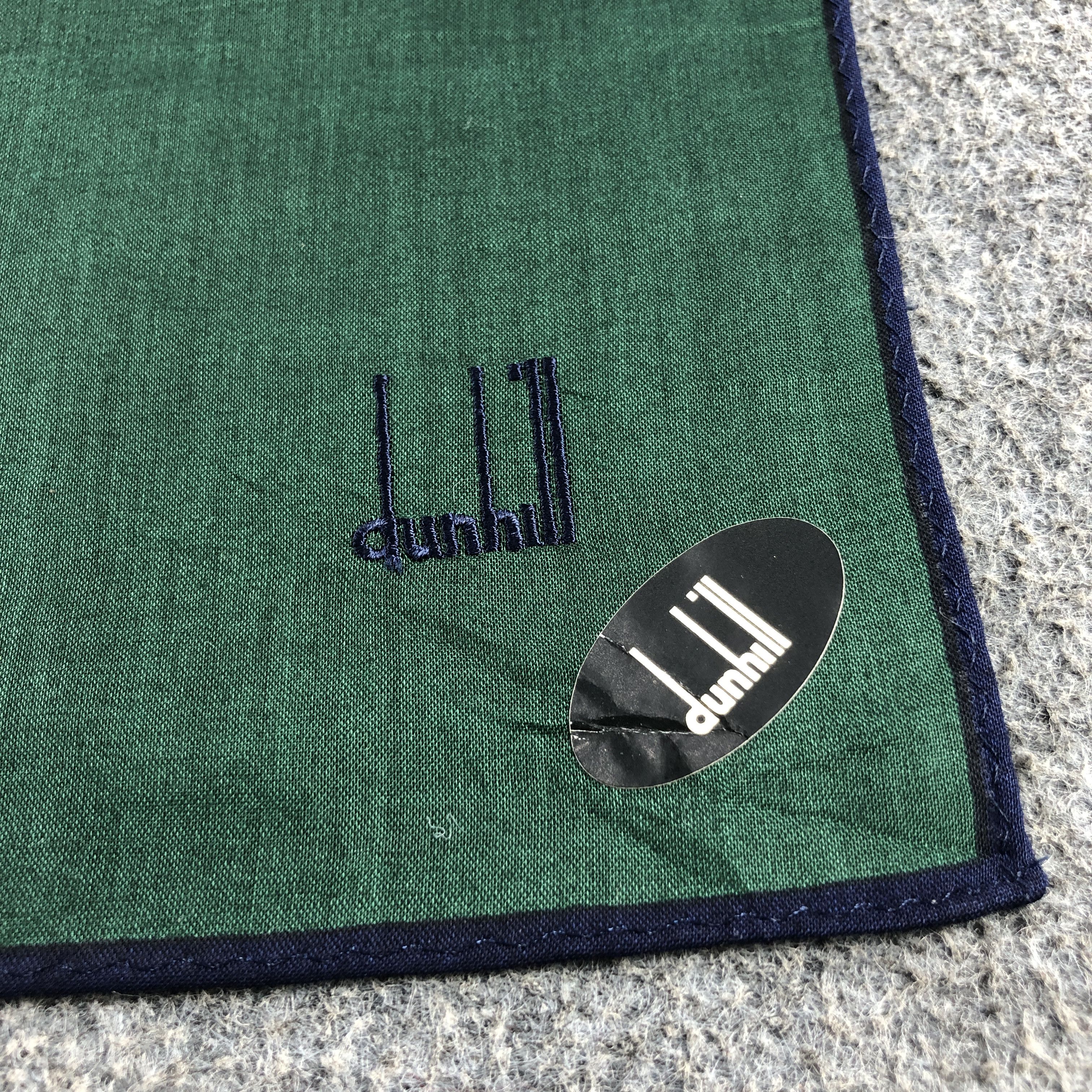 Alfred Dunhill × Vintage Dunhill Handkerchief Neckerchief Bandana H2738 Size ONE SIZE - 4 Thumbnail