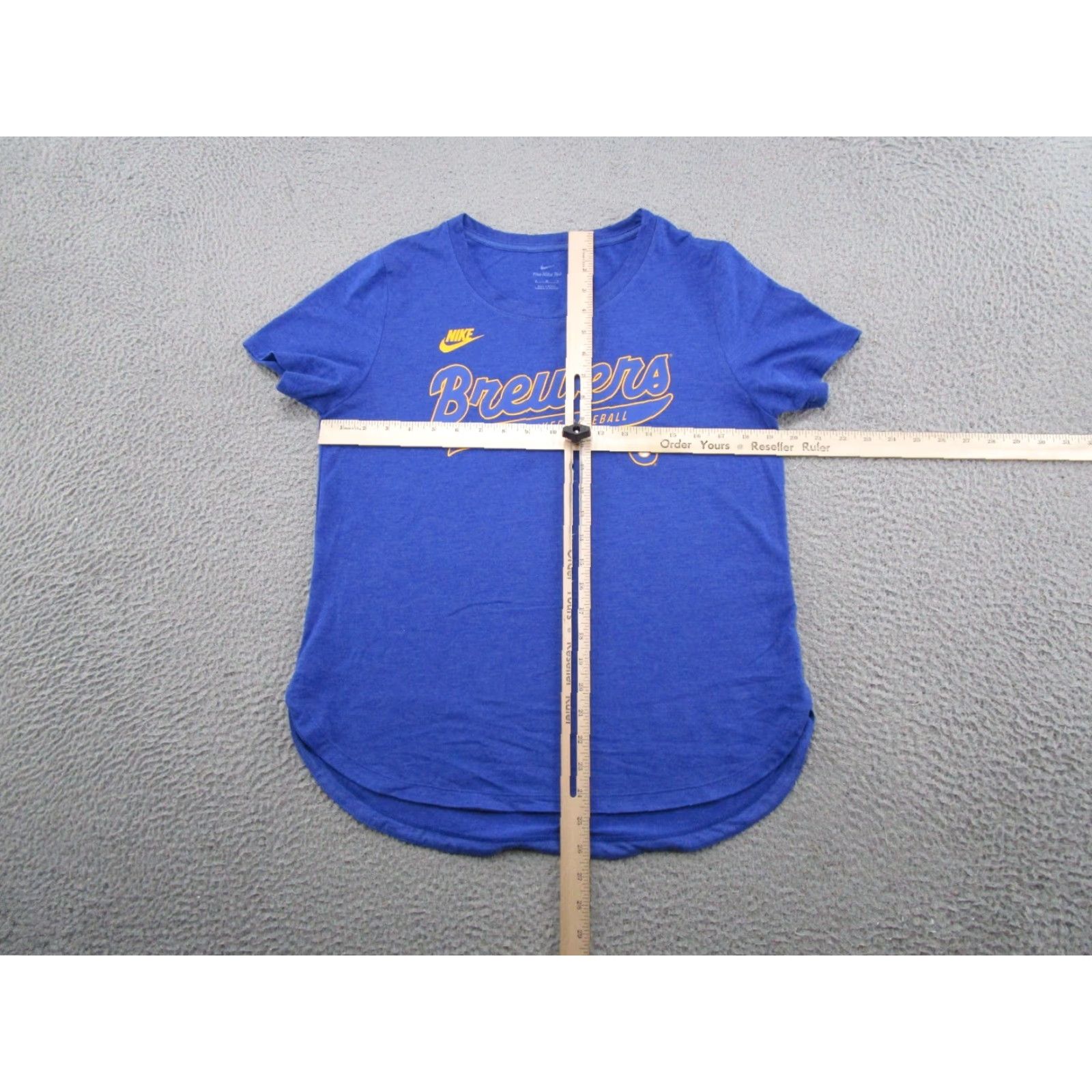Nike Nike Milwaukee Brewers MLB Short Sleeve T-Shirt Womens M Blue Cotton Shirt Sports 90s Womens Size M / US 6-8 / IT 42-44 - 5 Thumbnail