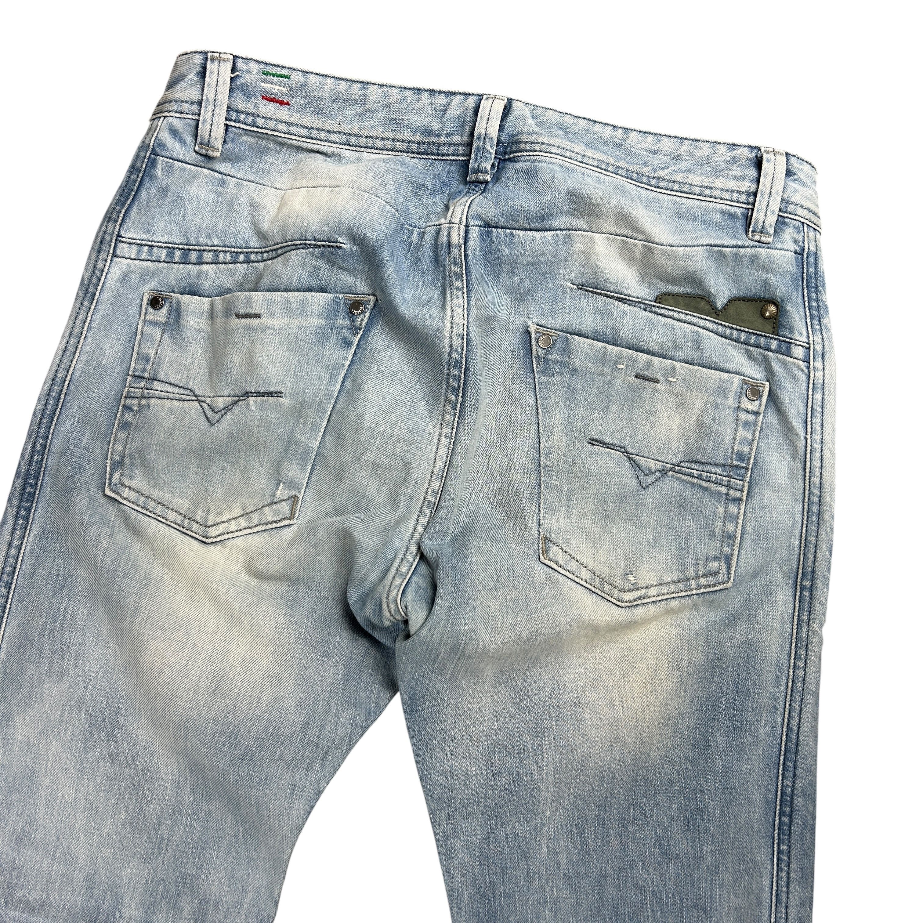 Diesel Diesel Darron Regular Slim Tapered Blue Denim Jeans W30L32 Size US 30 / EU 46 - 4 Thumbnail