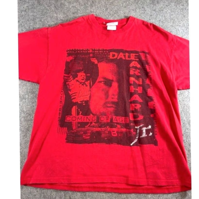 Chase Authentics VINTAGE NASCAR Dale Earnhardt Jr Coming of Age Shirt Mens XL Racing Streetwear Size US XL / EU 56 / 4 - 2 Thumbnail