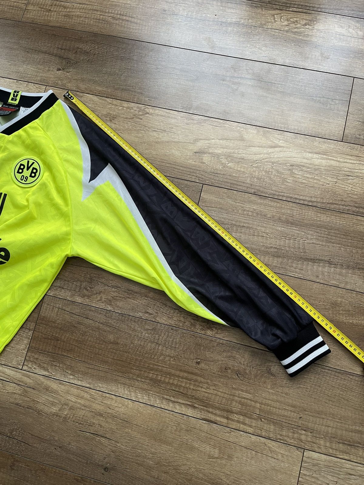 Nike 1995/1996 Nike Borussia Dortmund Vintage Soccer Jersey Tee Size US XL / EU 56 / 4 - 19 Thumbnail