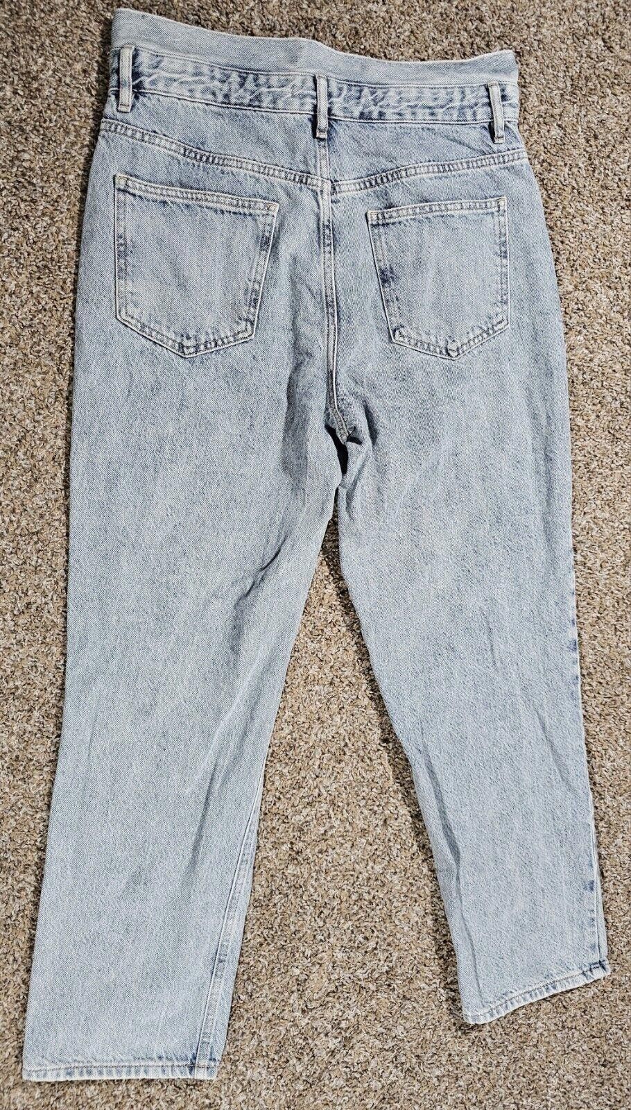 Pacsun Pacsun M Mom Jeans Light Wash Straight Leg Approx 32x27 Size 32" / US 10 / IT 46 - 9 Thumbnail