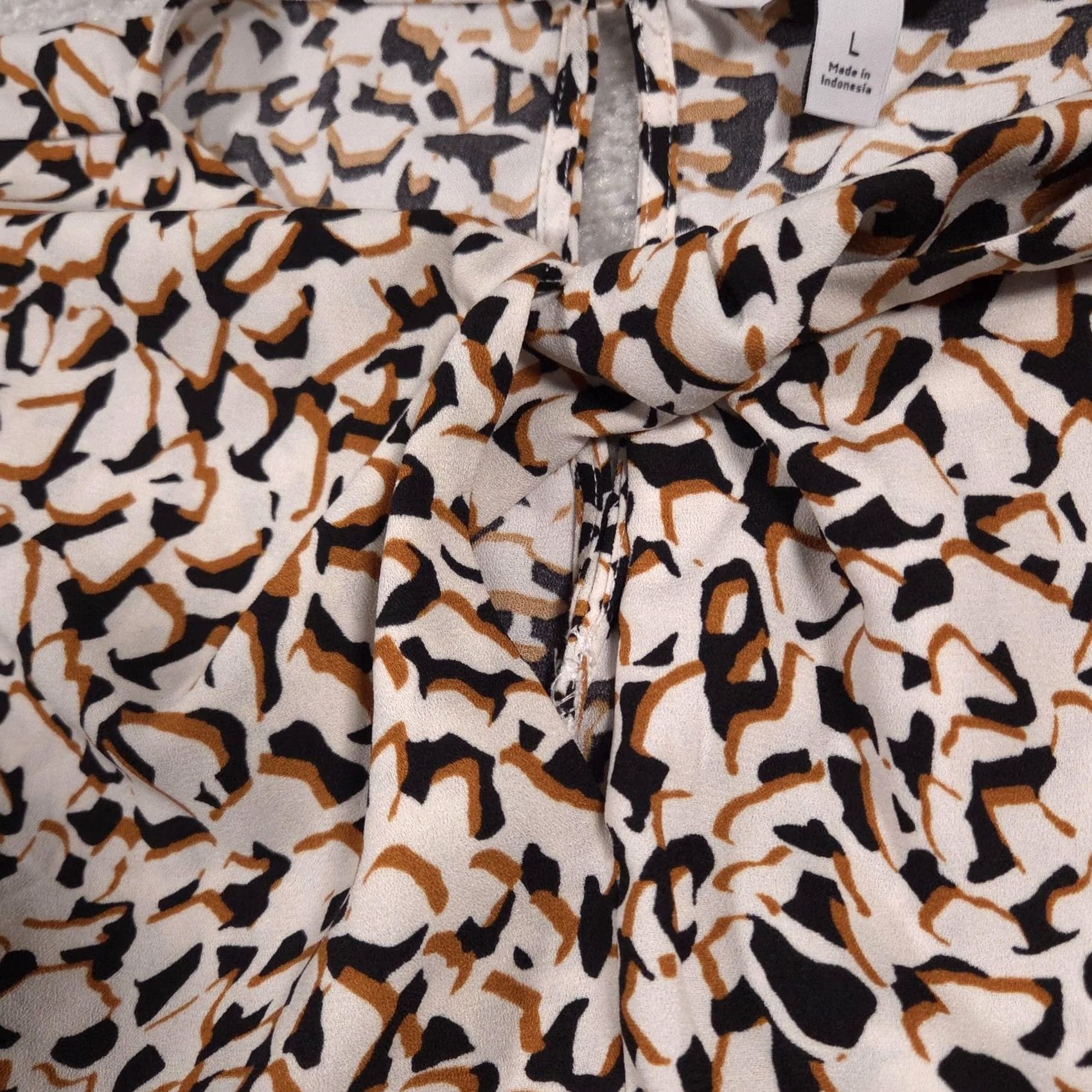 Nine West Nine West Blouse Womens Large Sleeveless Animal Print Top Career Workwear Size L / US 10 / IT 46 - 4 Thumbnail