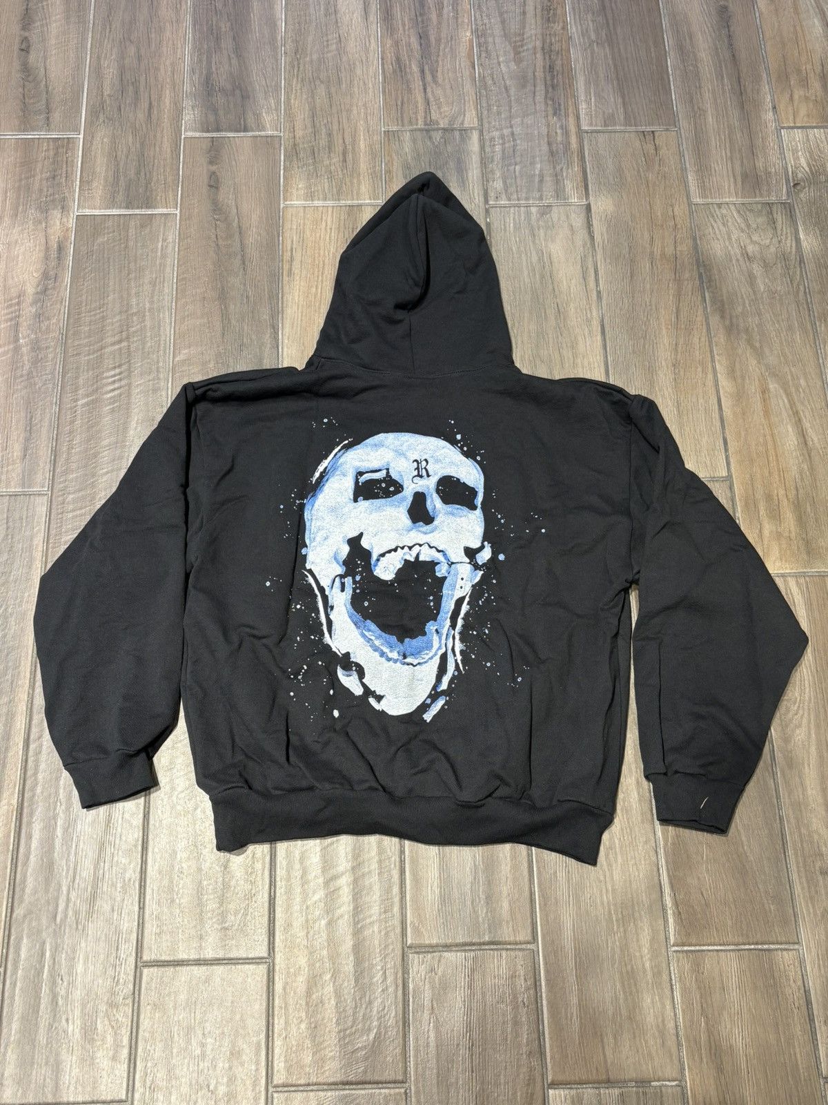 Revenge REVENGE “SNOWFALL” HOODIE - SIZE XL - (BLACK) Size US XL / EU 56 / 4 - 2 Thumbnail