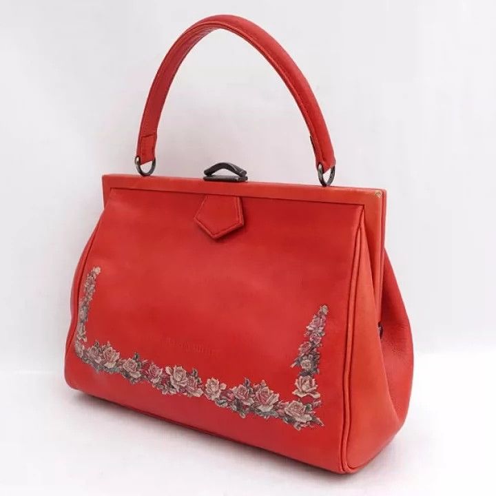 Jean Paul Gaultier Jean Paul Gaultier Red rose leather handbag Size ONE SIZE - 1 Thumbnail