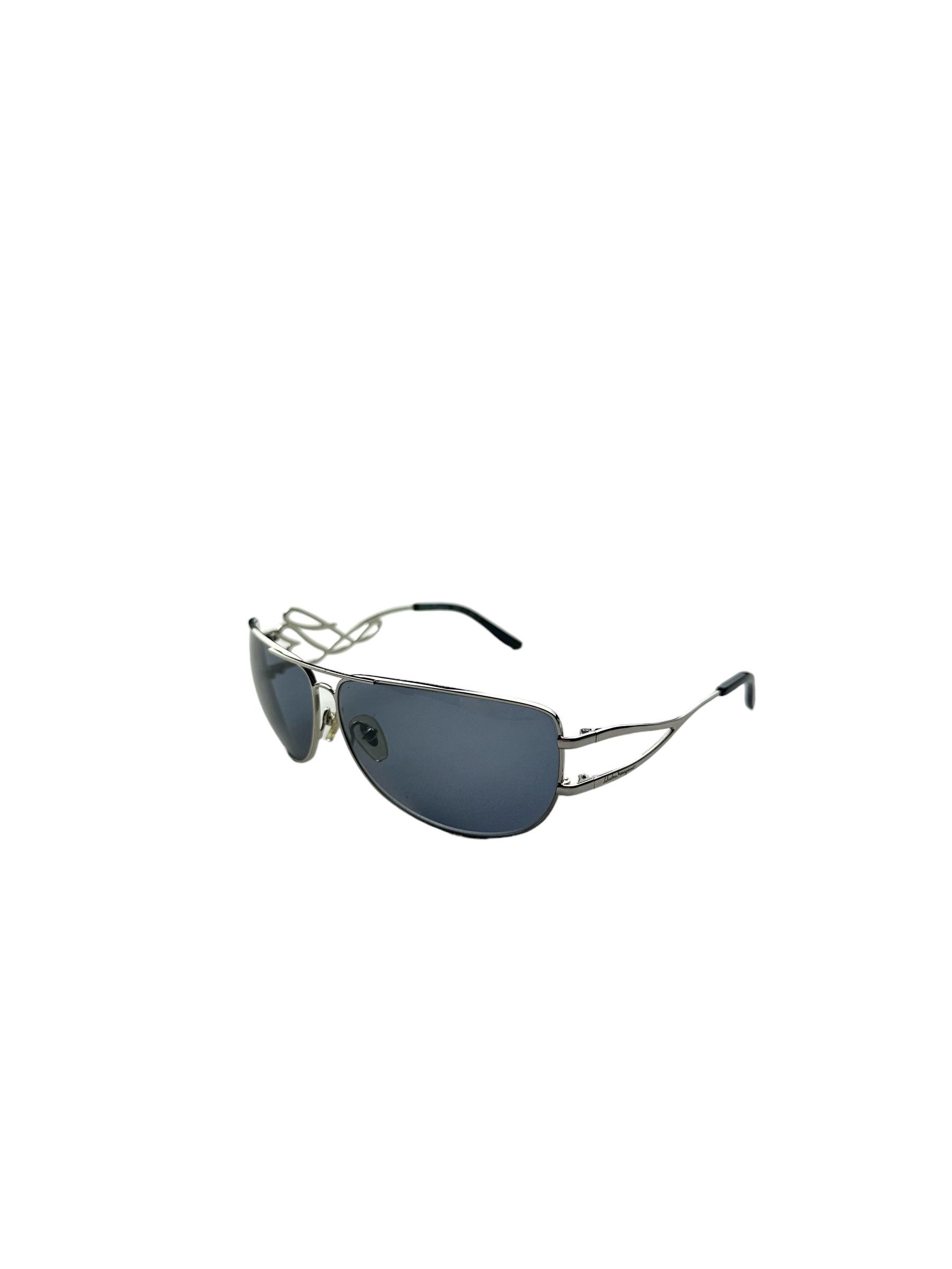 Salvatore Ferragamo Ferragamo steel sunglasses Size ONE SIZE - 1 Thumbnail
