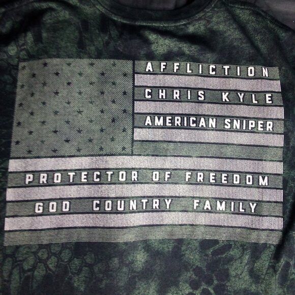 Affliction Affliction Chris Kyle American Sniper USA Freedom T-Shirt Size US XL / EU 56 / 4 - 5 Thumbnail