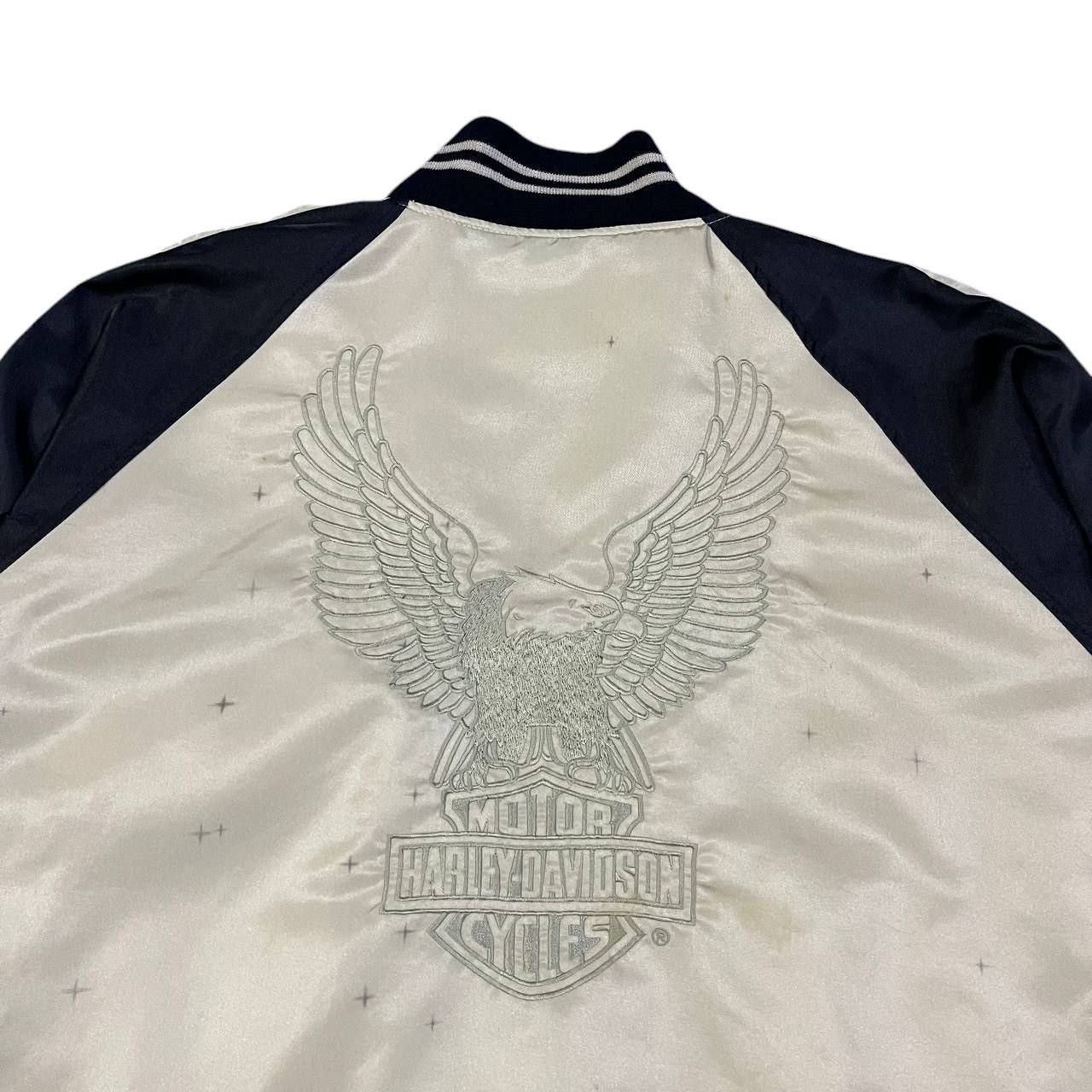 Harley Davidson Vintage Harley Davidson Sukajan Bomber Jacket Size US L / EU 52-54 / 3 - 2 Thumbnail