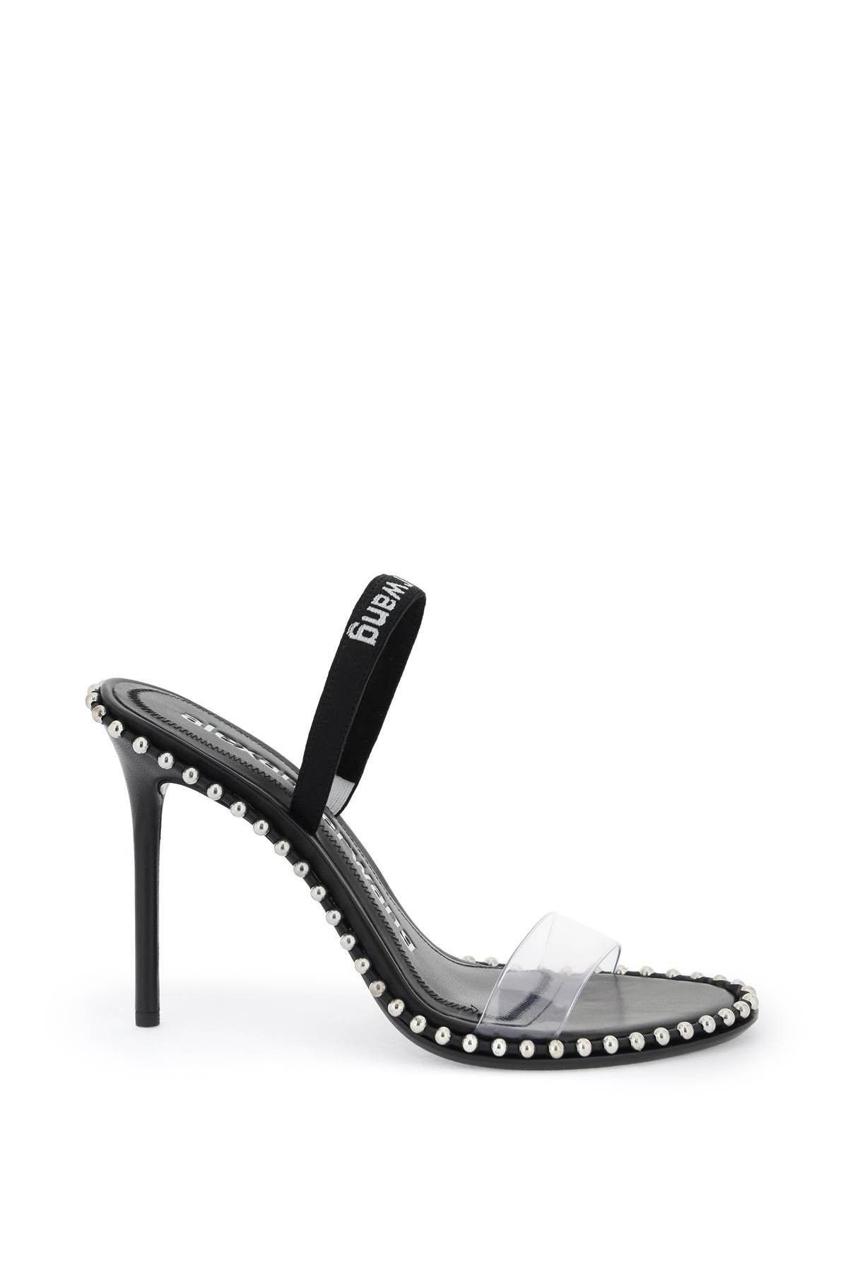 image of Alexander Wang Nova Sandals With Plexi Strap Size Eu 36 For Women in Black