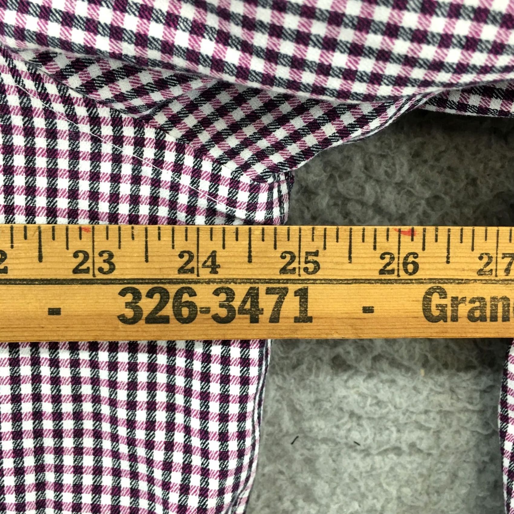 Banana Republic Banana Republic Button-Up Shirt XL Purple Collared Long Sleeve Casual Men Regular Non-Iron Top Size US XL / EU 56 / 4 - 4 Thumbnail