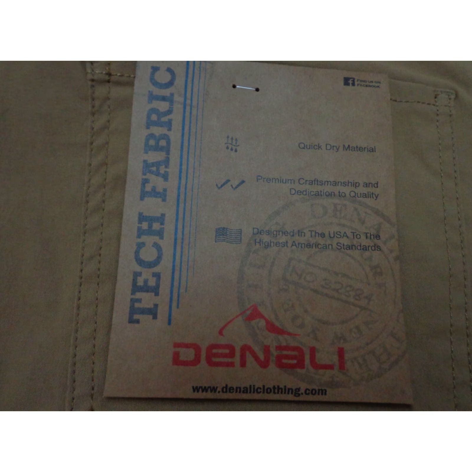 Vintage Denali Technical Stretch Pants Men 32x30 Brown NWT Nylon Spandex 94/6 Straight Inseam 30 Comfort Stretch Denali MSRP 54$ Size US 32 / EU 48 - 2 Thumbnail
