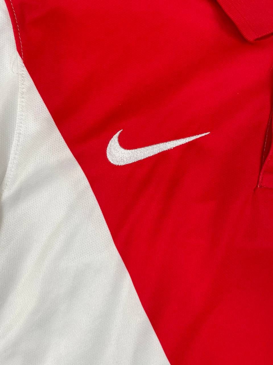 Nike Nike AS Monaco Home FootballJersey Shirt2014-2015 Red White Size US M / EU 48-50 / 2 - 4 Thumbnail