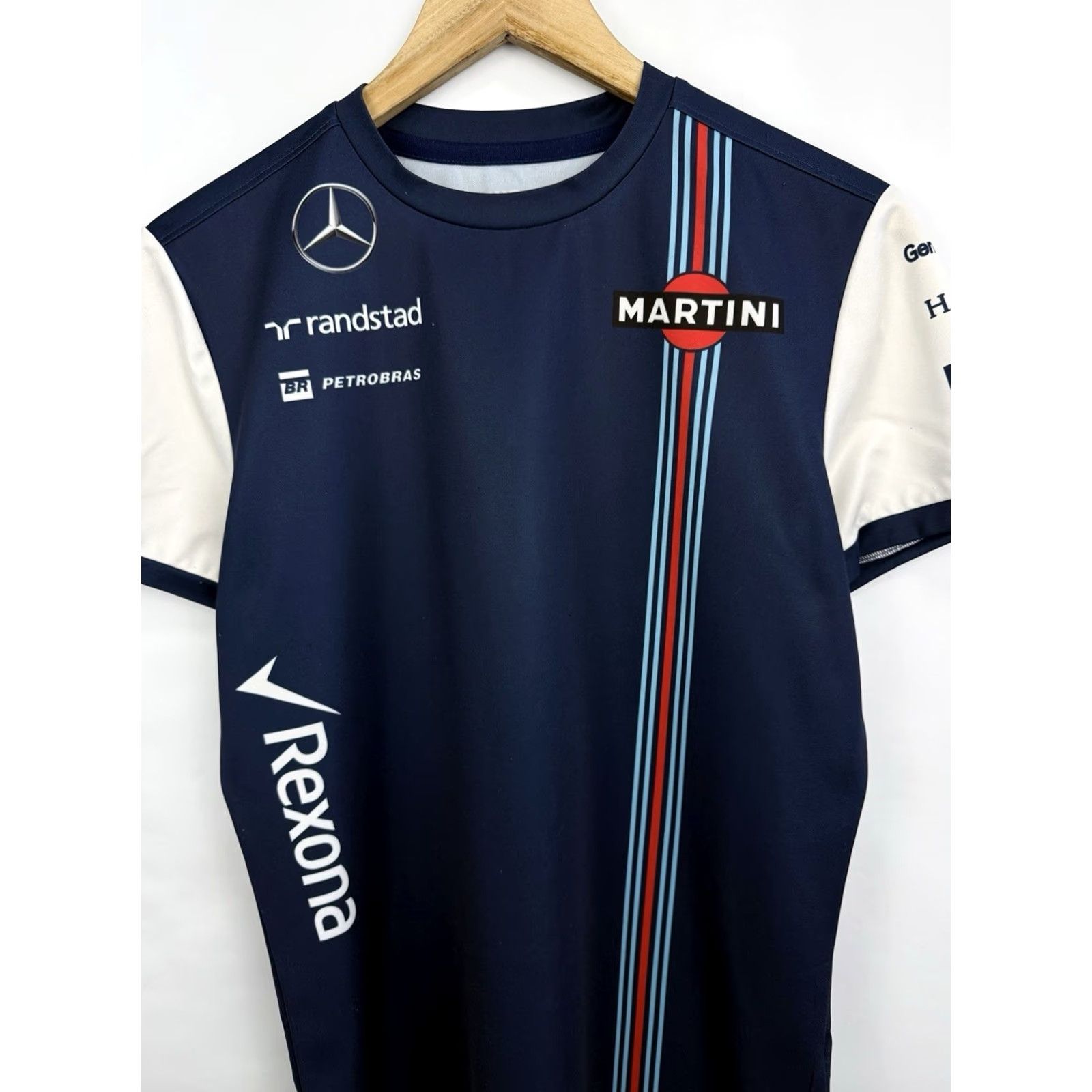 Hackett Hackett Williams Martini Racing Mercedes Jersey F1 Rare Shirt S Mens Multicolor Dark Blue Size US S / EU 44-46 / 1 - 5 Thumbnail
