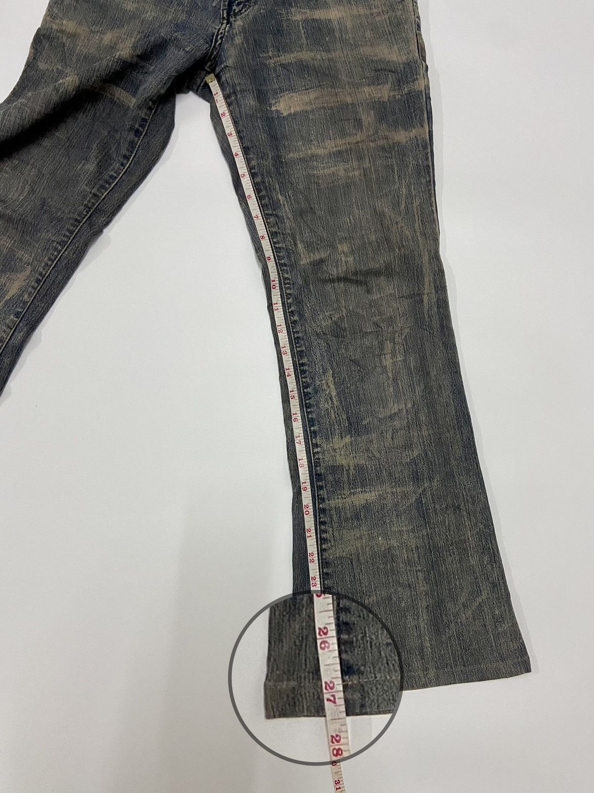 Bvlgari BVLGARI FLARE JEANS Size 29" - 9 Thumbnail